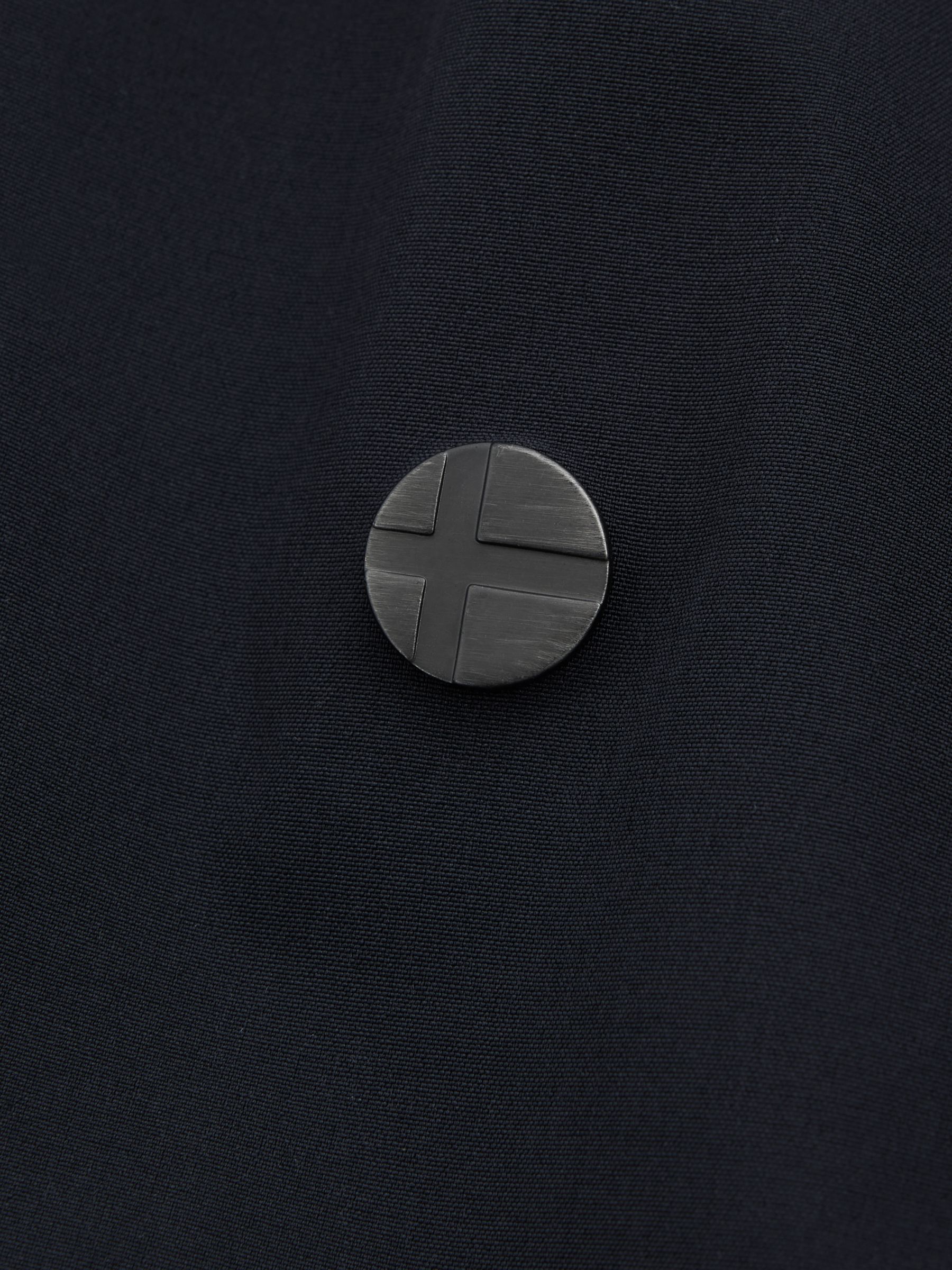 Scandinavian Edition Detachable Hooded Raincoat in Midnight - Image 7 of 7