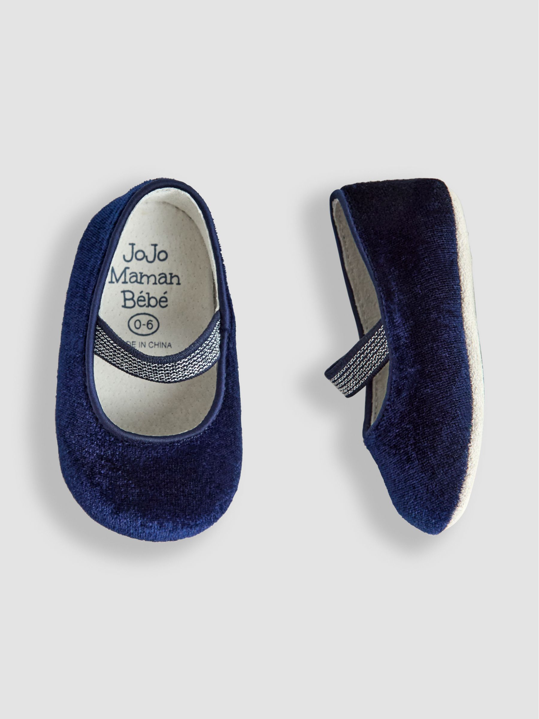 Navy Ballet Pram Shoes - Image 3 of 4