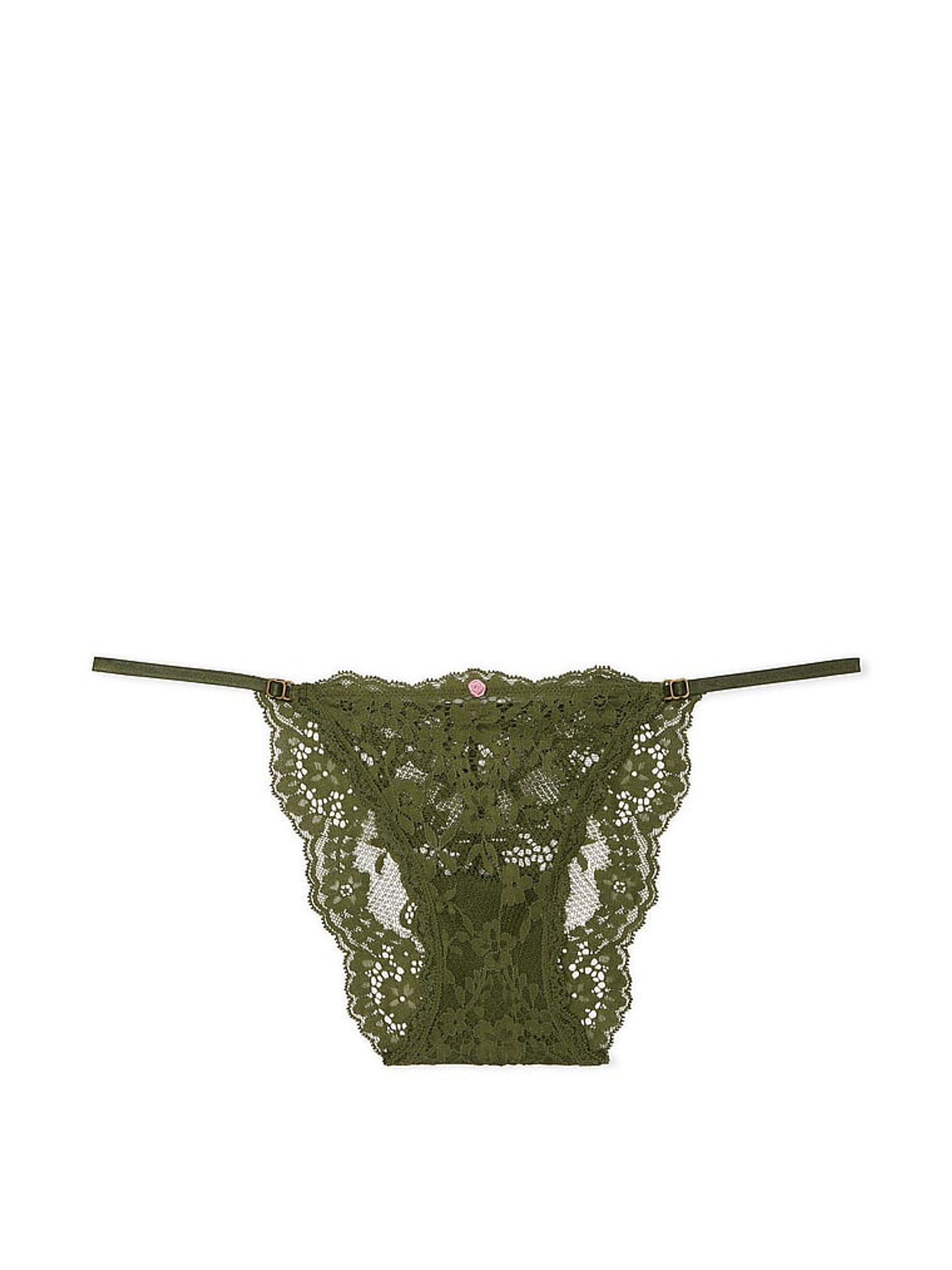 Woodland Green Lace Bikini Knickers - Image 2 of 3