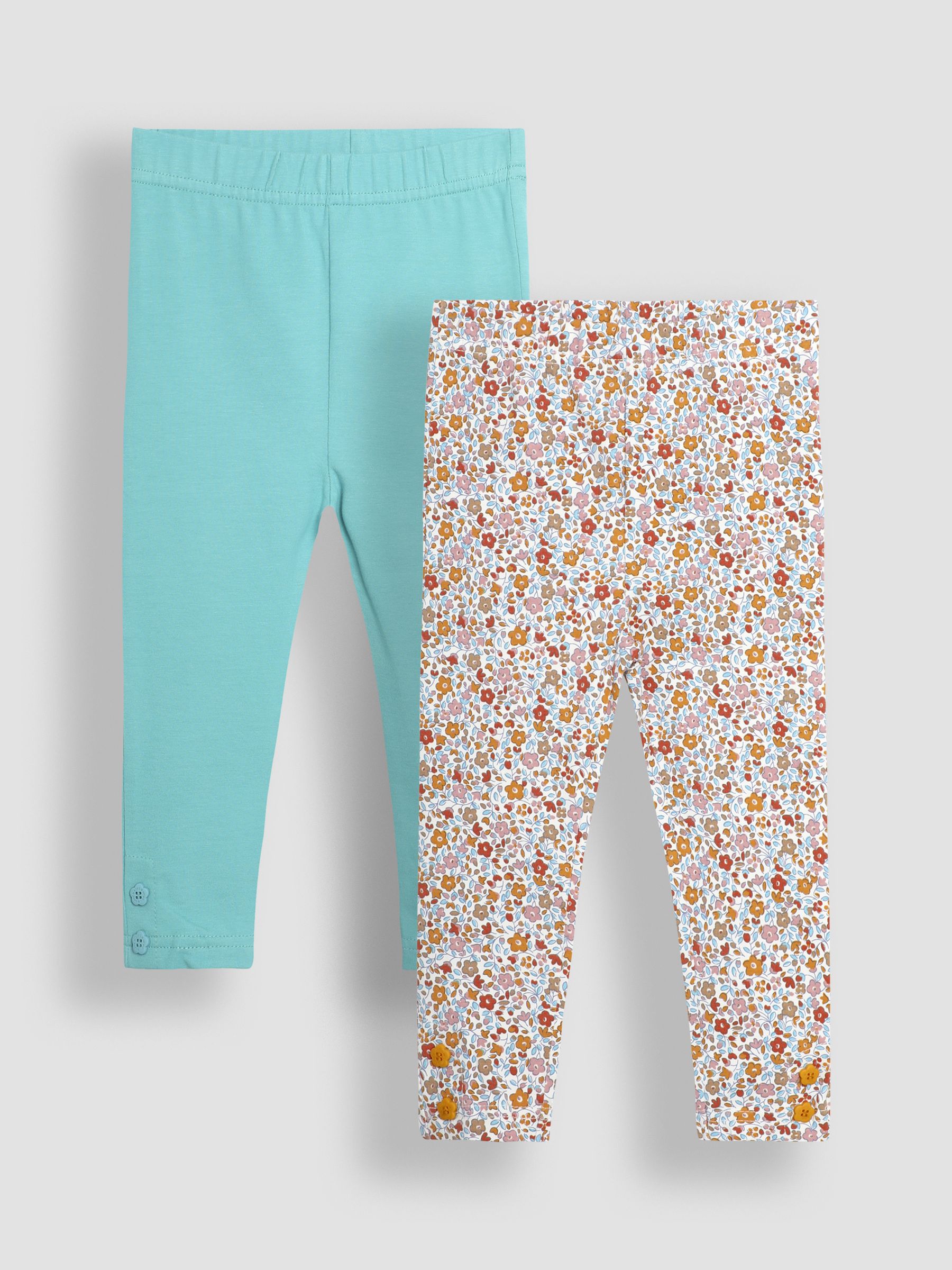 Autumn Yellow Floral 2-Pack Autumn Ditsy Floral Leggings - Image 1 of 7