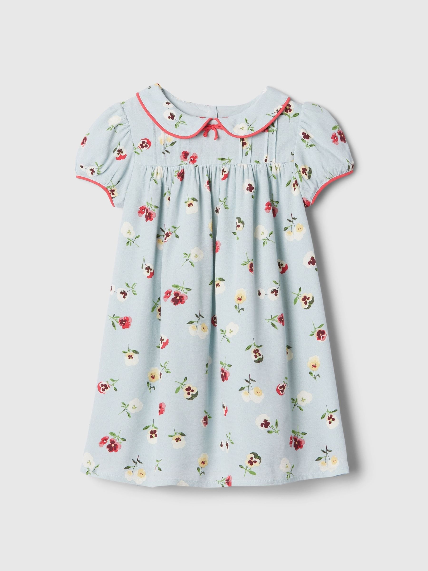 Light Blue DÔEN Floral Dress (6mths-5yrs) - Image 4 of 4