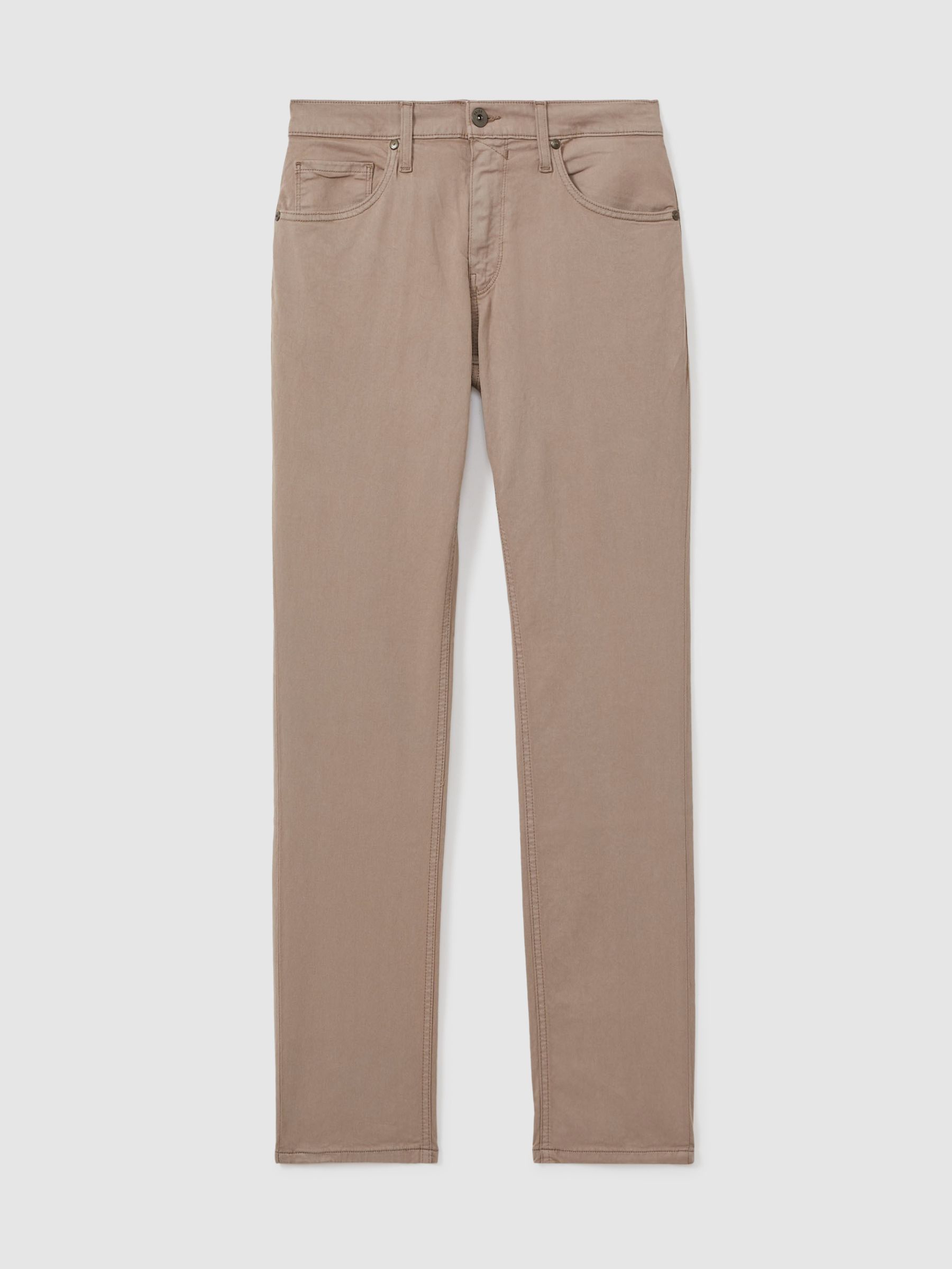Paige Straight Leg Jeans in Cocoa - Image 1 of 6