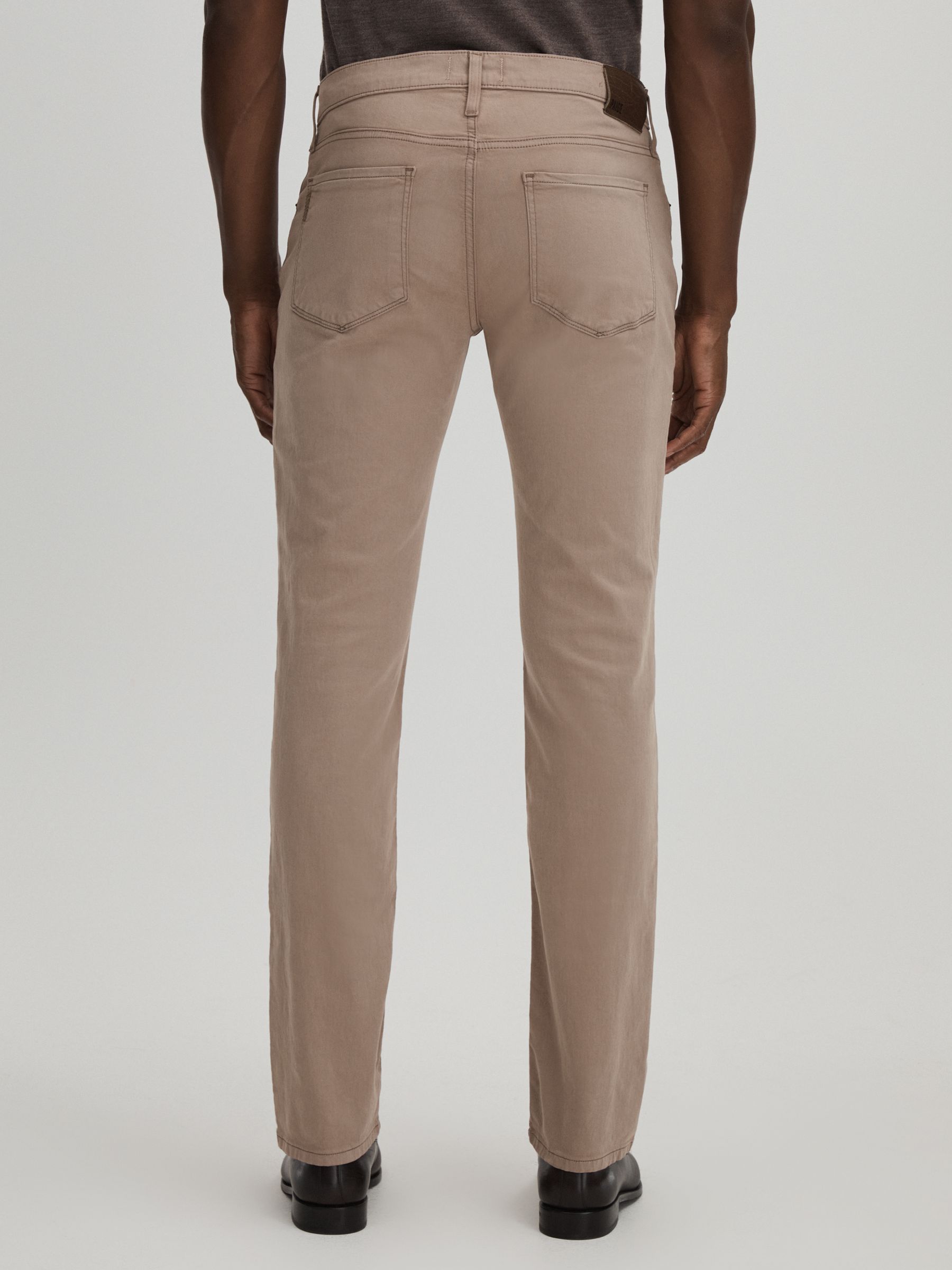 Paige Straight Leg Jeans in Cocoa - Image 5 of 6