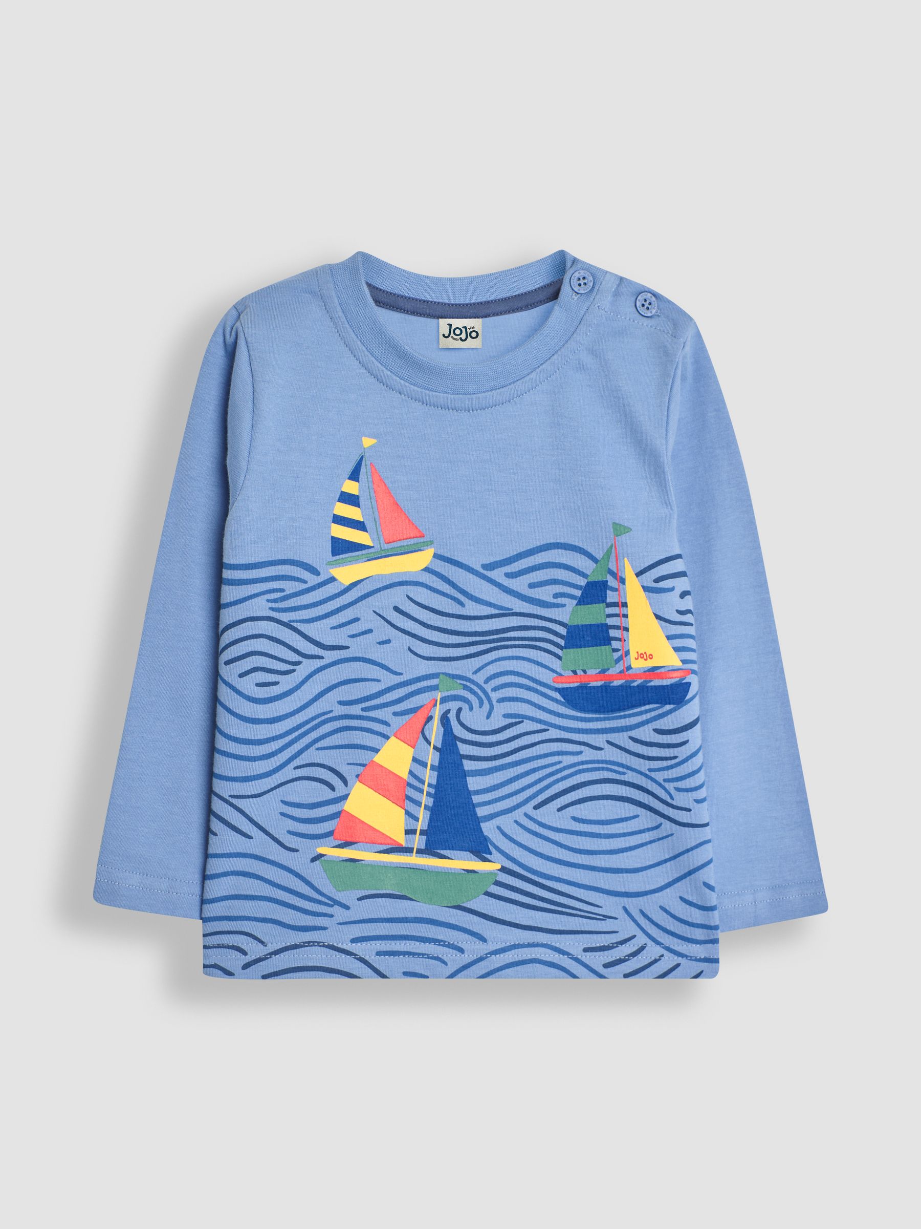 Blue Sailboat Printed Top - Image 1 of 3
