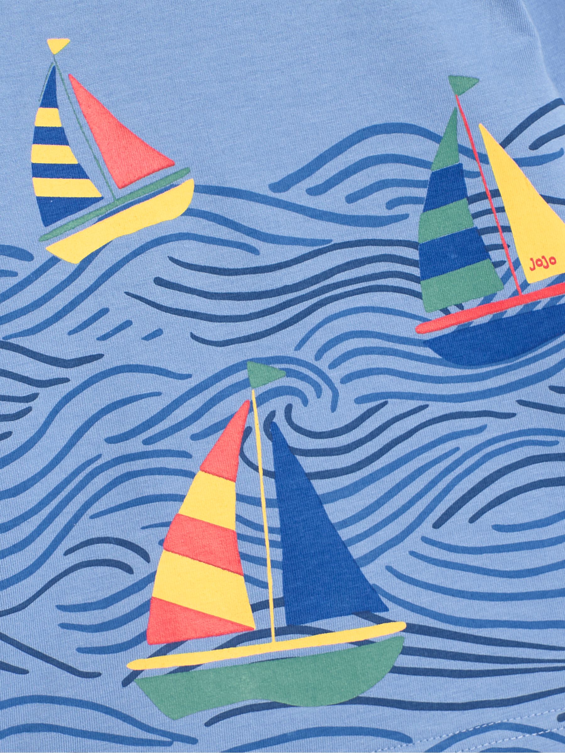 Blue Sailboat Printed Top - Image 3 of 3