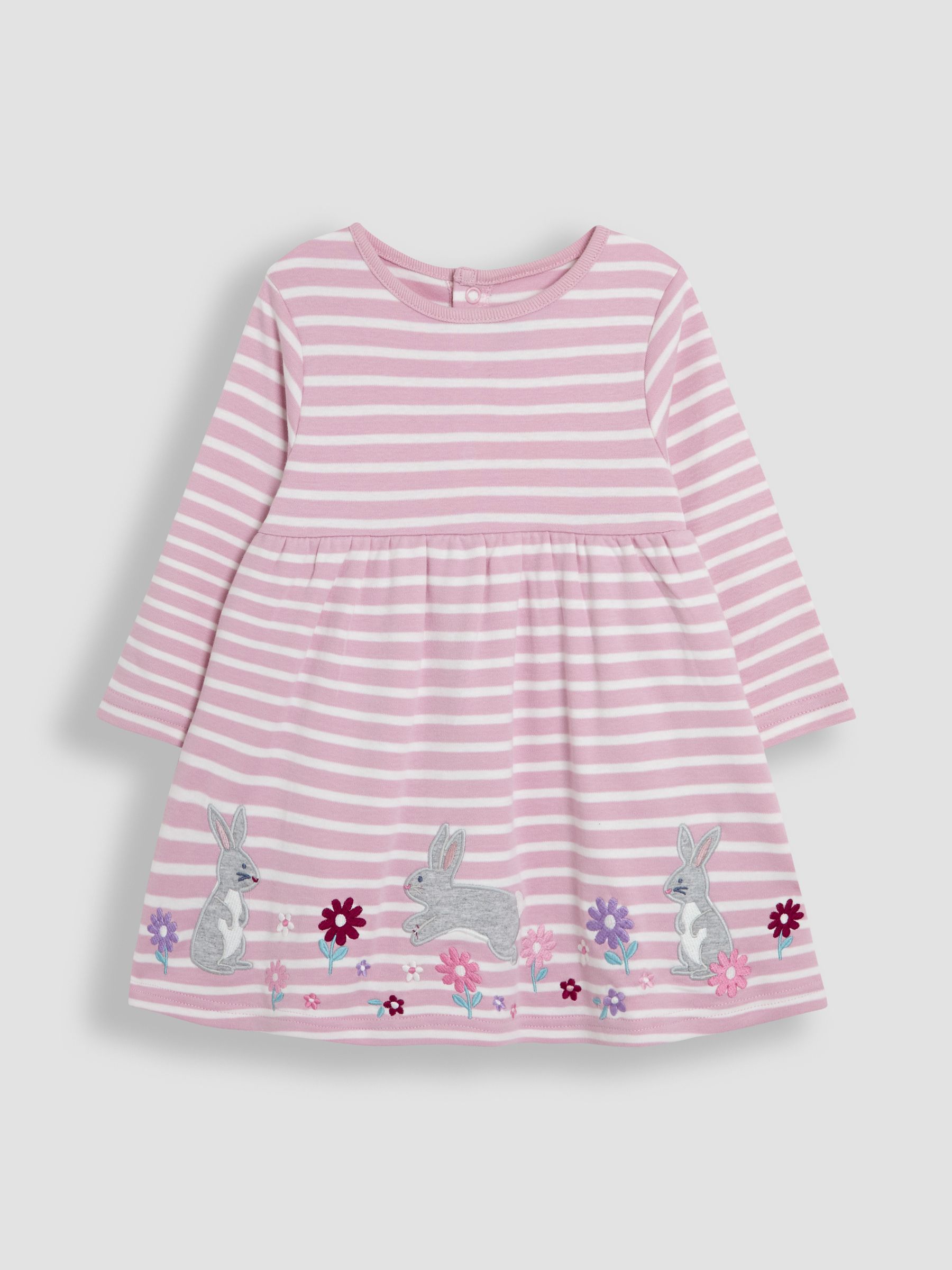 Pink Appliqué Dress - Image 1 of 3