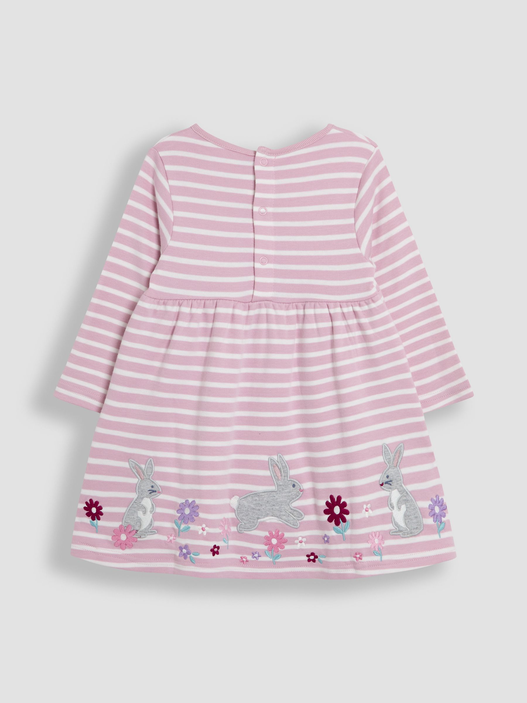 Pink Appliqué Dress - Image 2 of 3