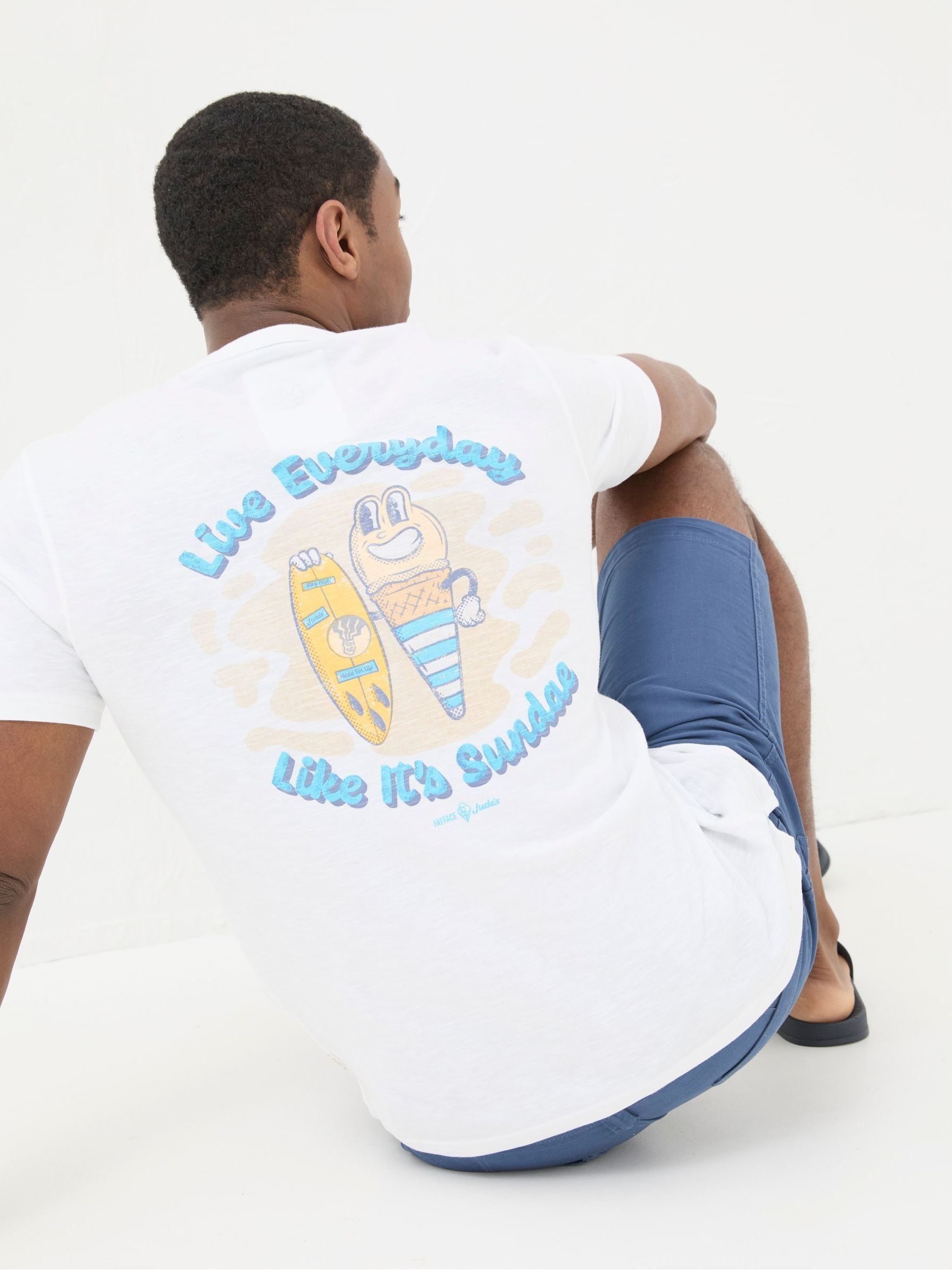 Judes White Sundae Best T-Shirt - Image 3 of 6