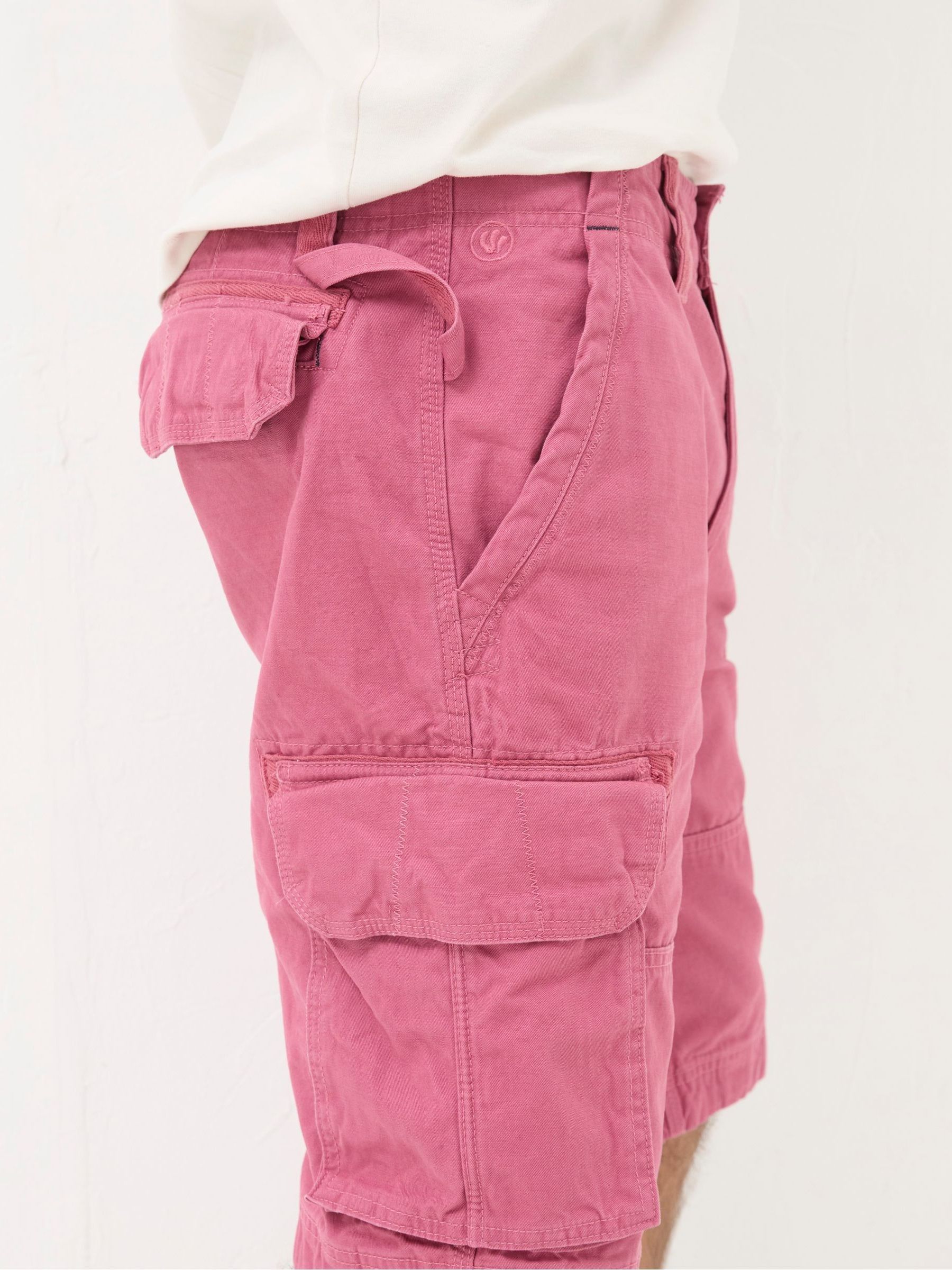 Breakyard Pink Cargo Shorts - Image 4 of 5