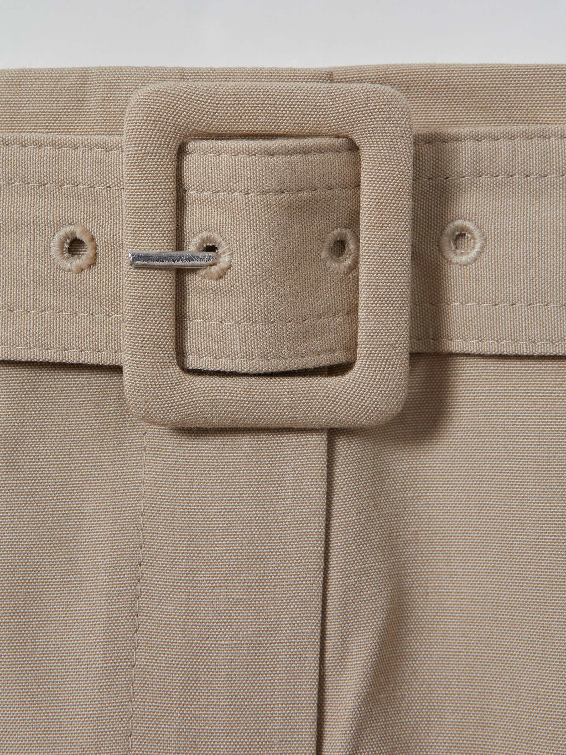 Atelier Belted Wide Leg Trousers in Neutral - Image 5 of 5