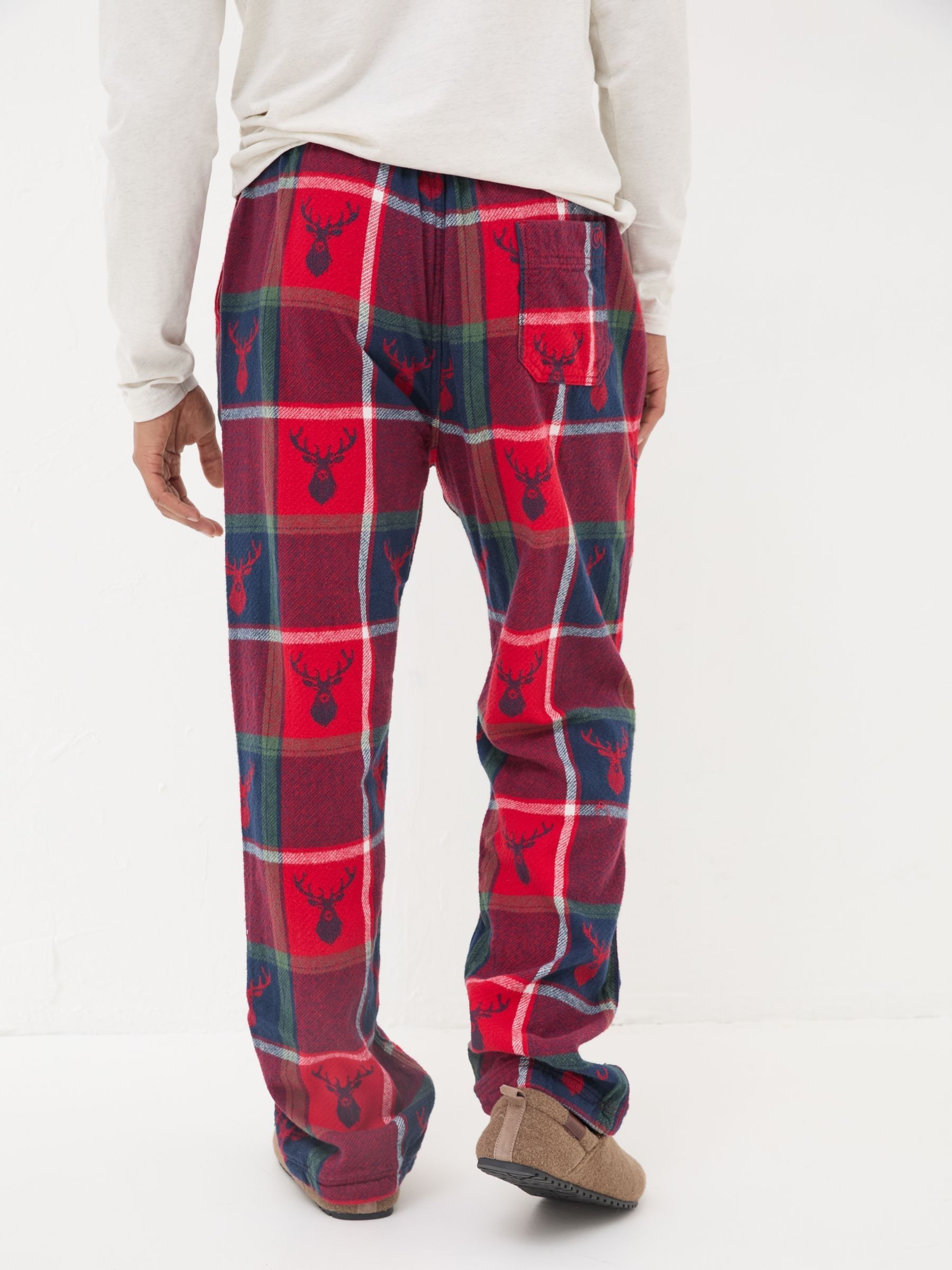 Red Stag Jacquard Pyjama Bottoms - Image 2 of 6