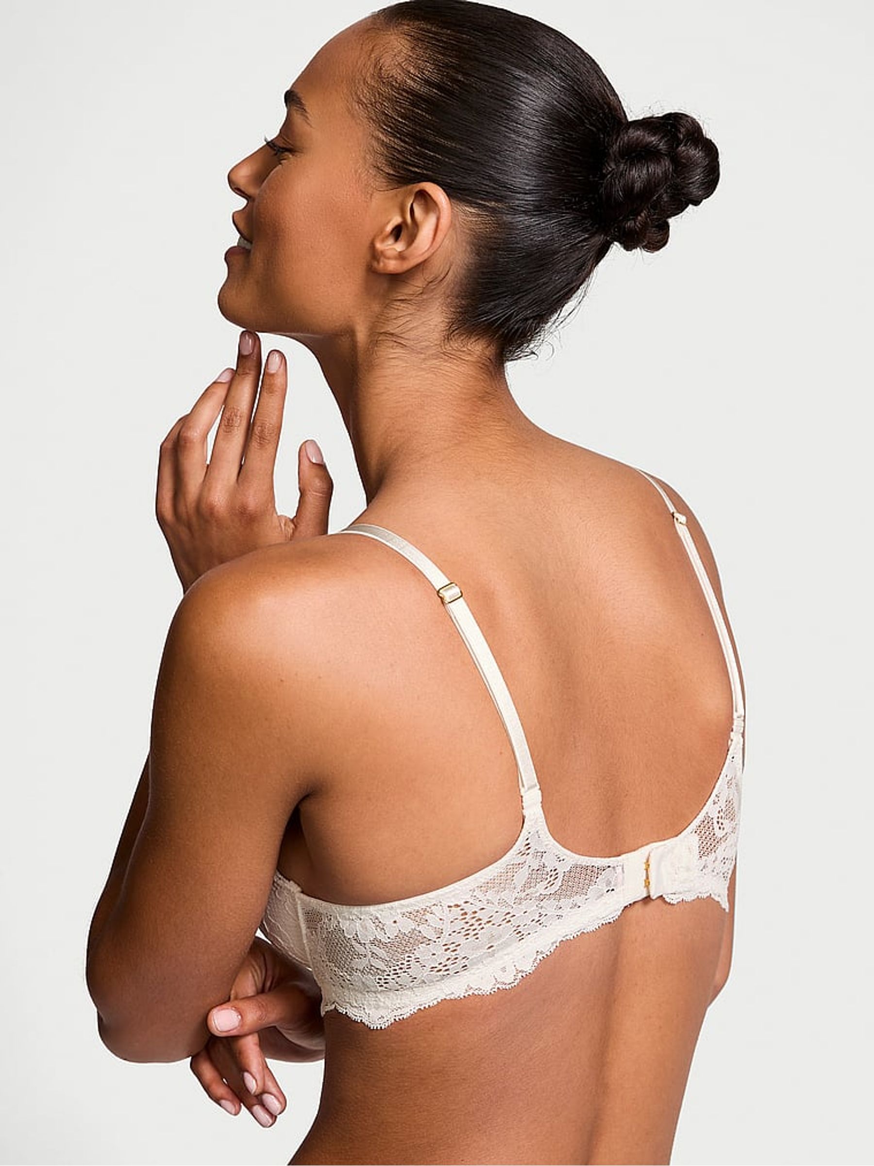 Coconut White Push Up Bra - Image 2 of 3
