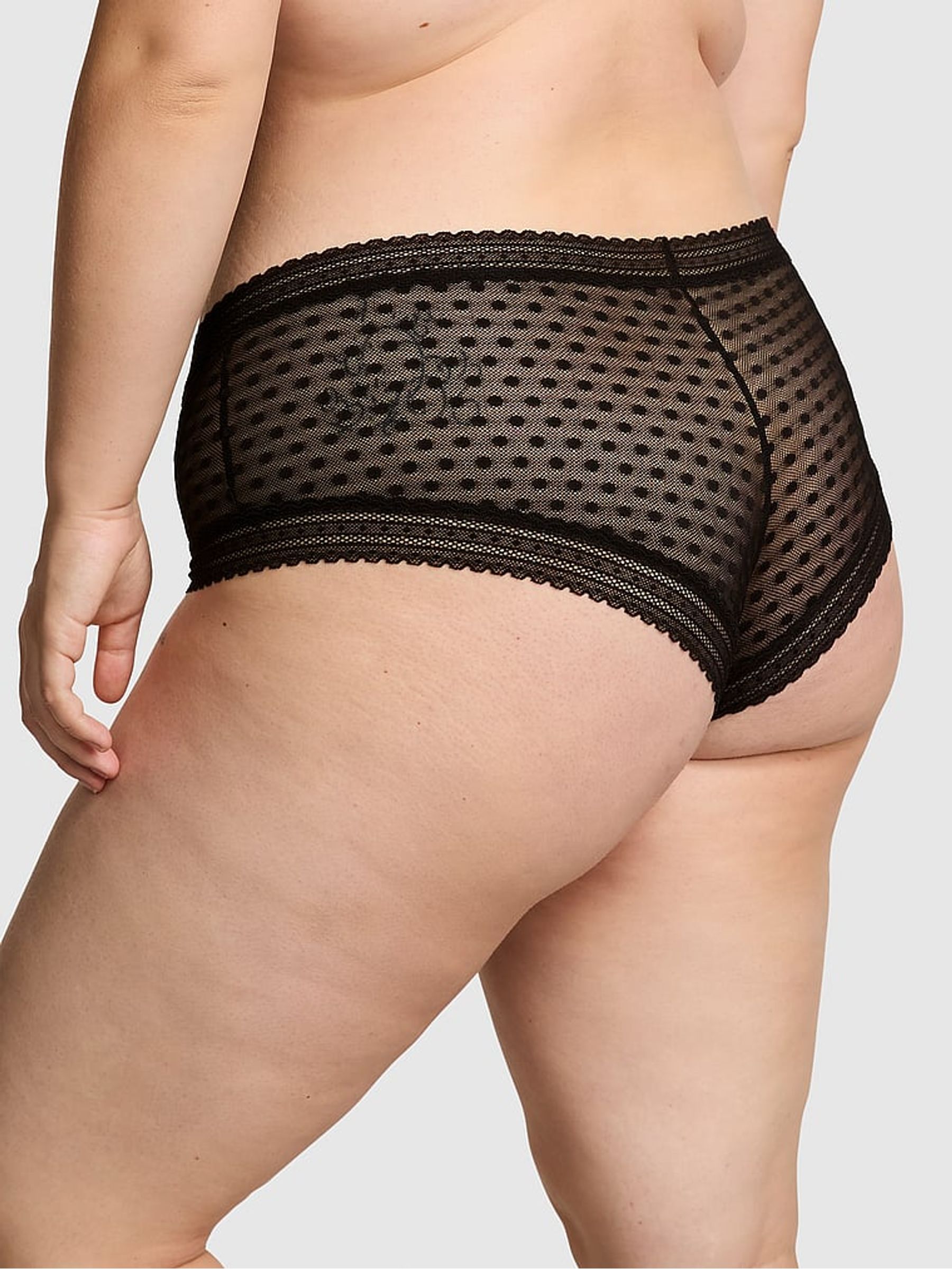 Black Dainty Dot Cheeky Knickers - Image 2 of 3