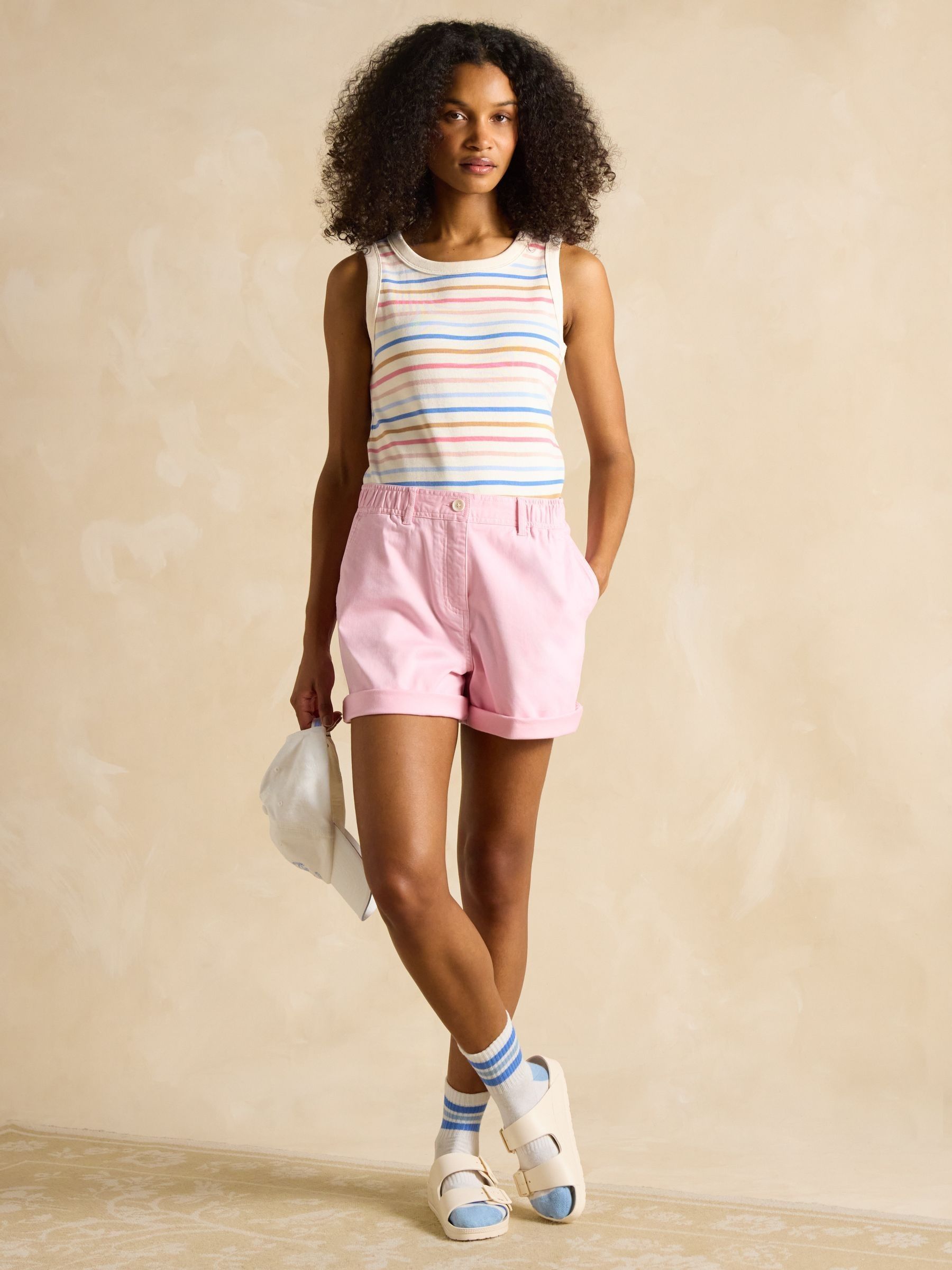 Multi Striped Premium Ribbed Jersey Vest - Image 3 of 7