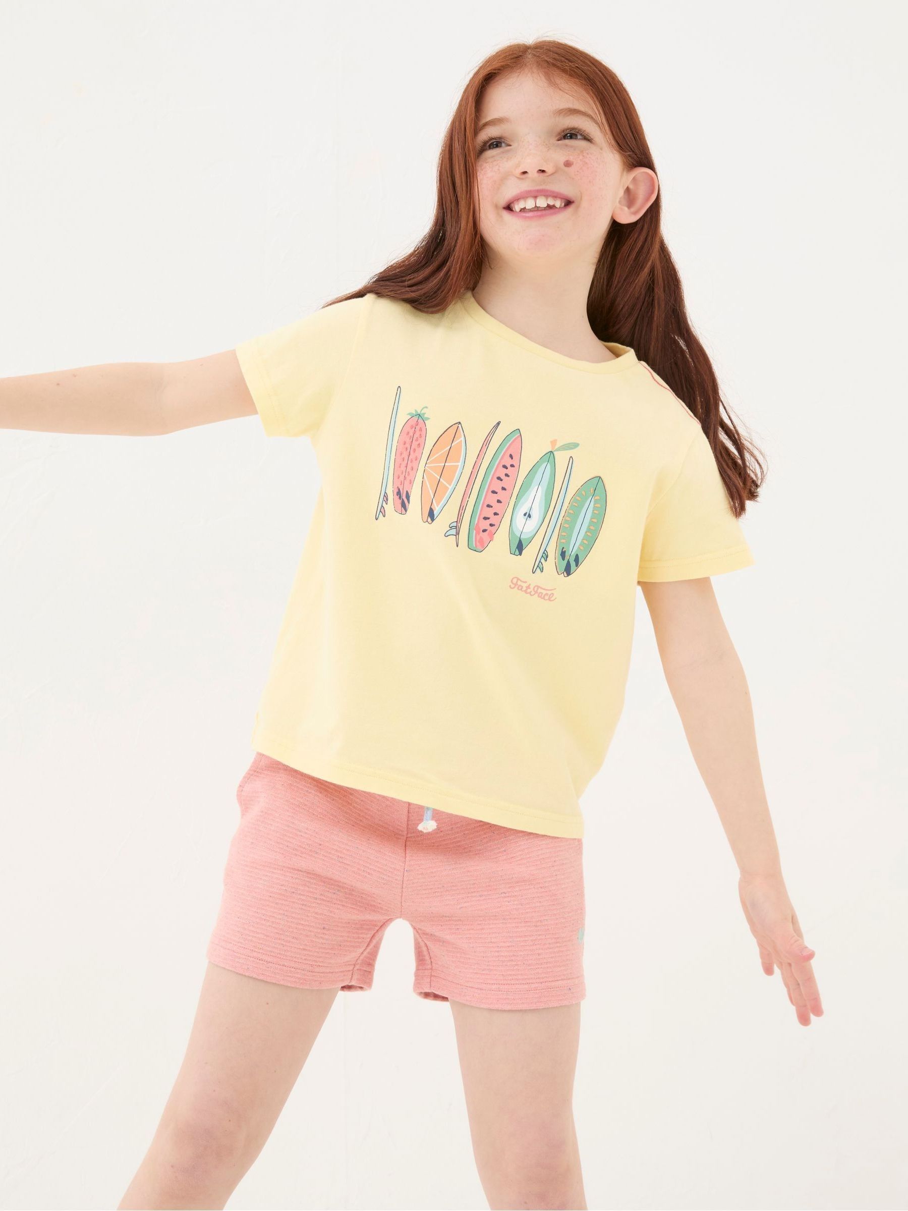 Yellow Surf Graphic T-Shirt - Image 1 of 4