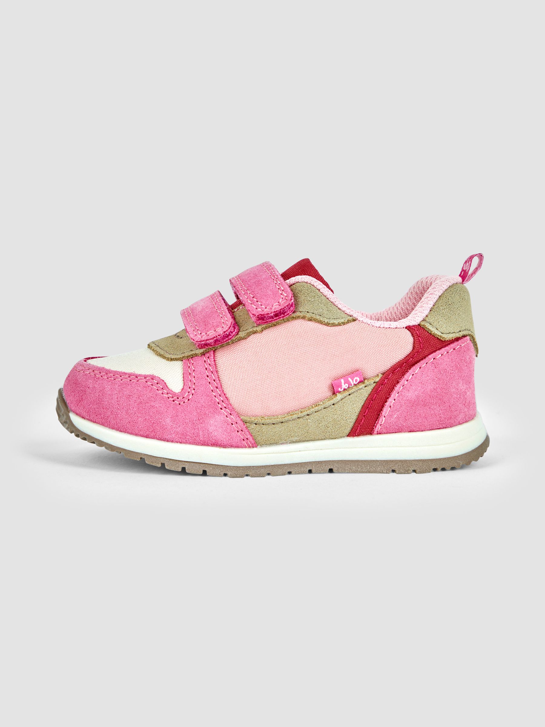 Bright Pink Colourblock Riptape Trainer - Image 4 of 7