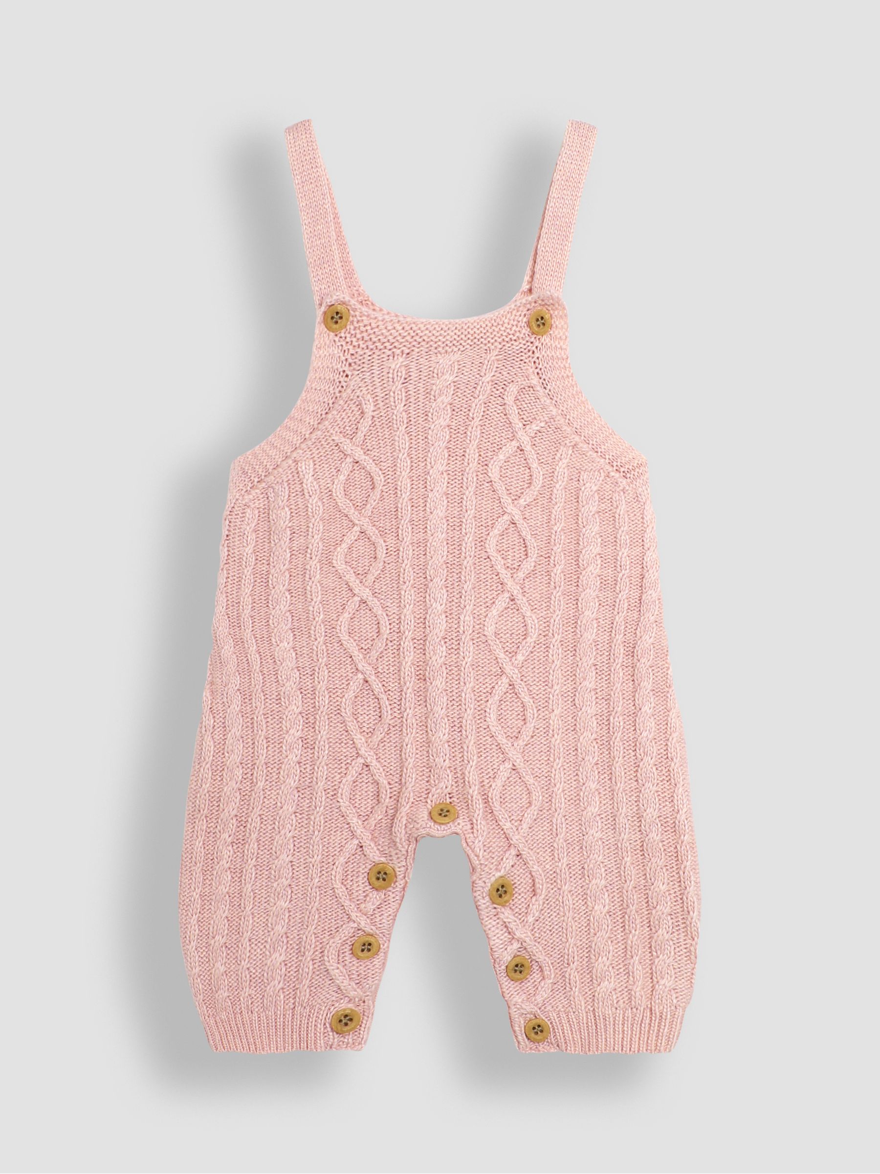 Pink Knitted Dungarees & Top Set - Image 2 of 9