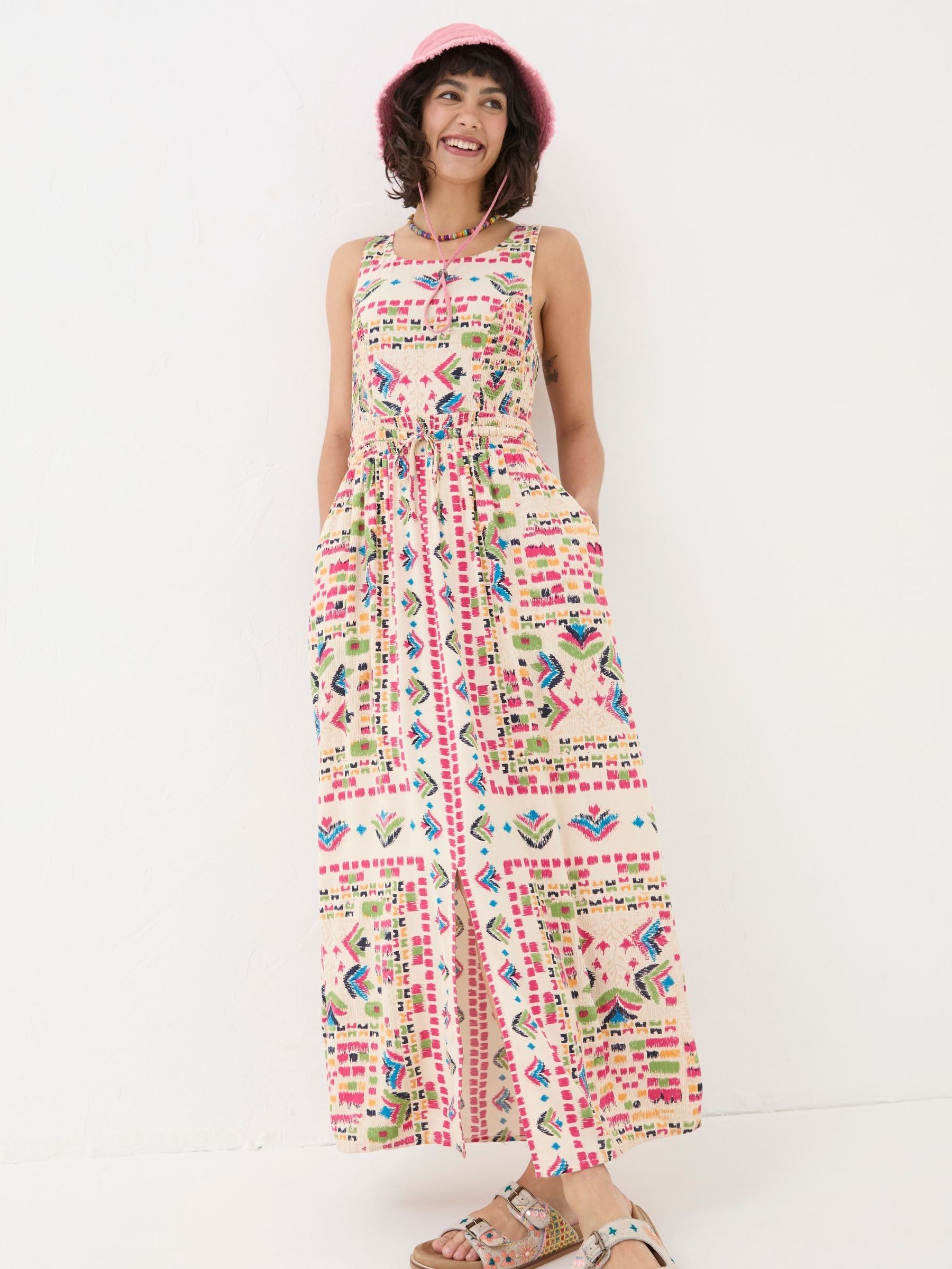 Carmen Natural Trail Marks Maxi Dress - Image 2 of 5