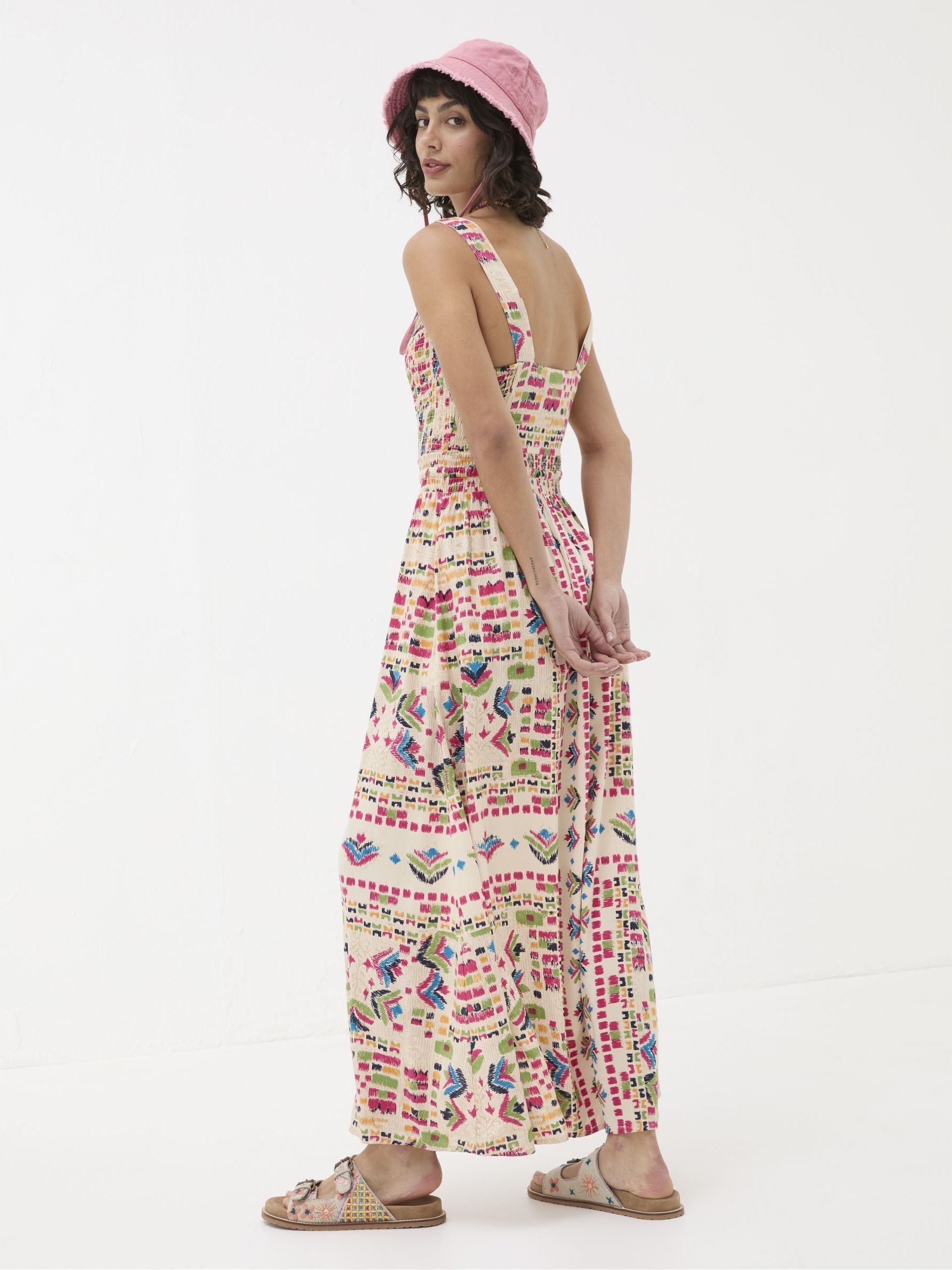 Carmen Natural Trail Marks Maxi Dress - Image 3 of 5