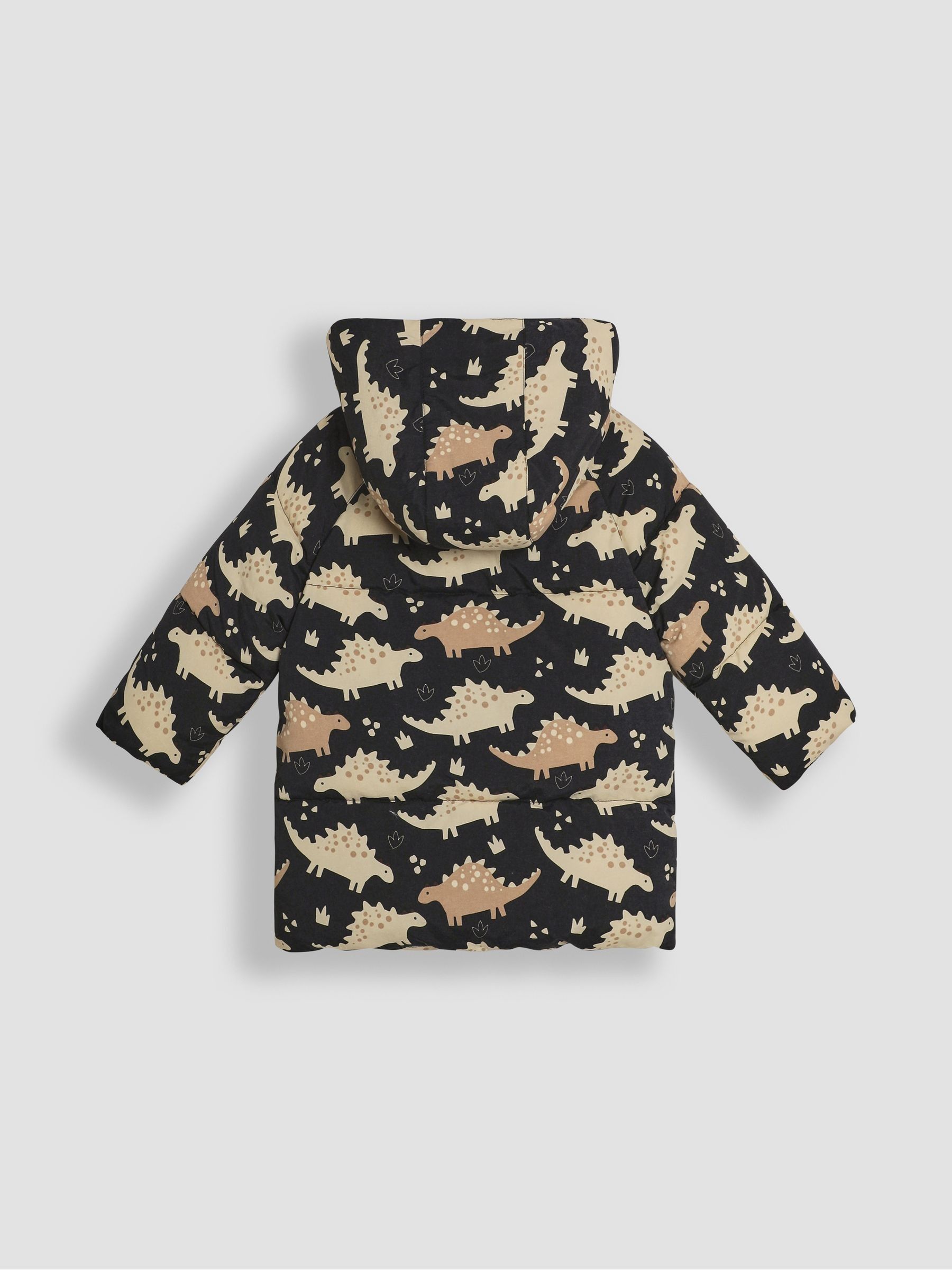 Brown Dino Puffer Coat - Image 2 of 3