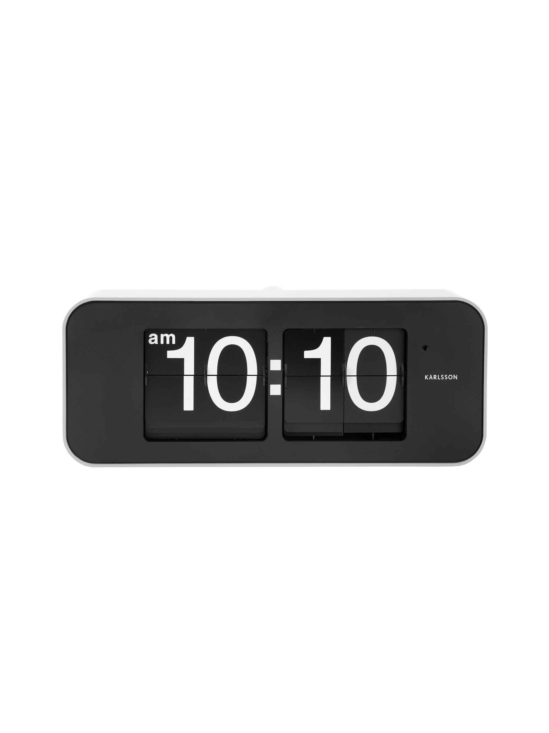 Karlsson White Wide Flip Wall Clock - Image 2 of 4