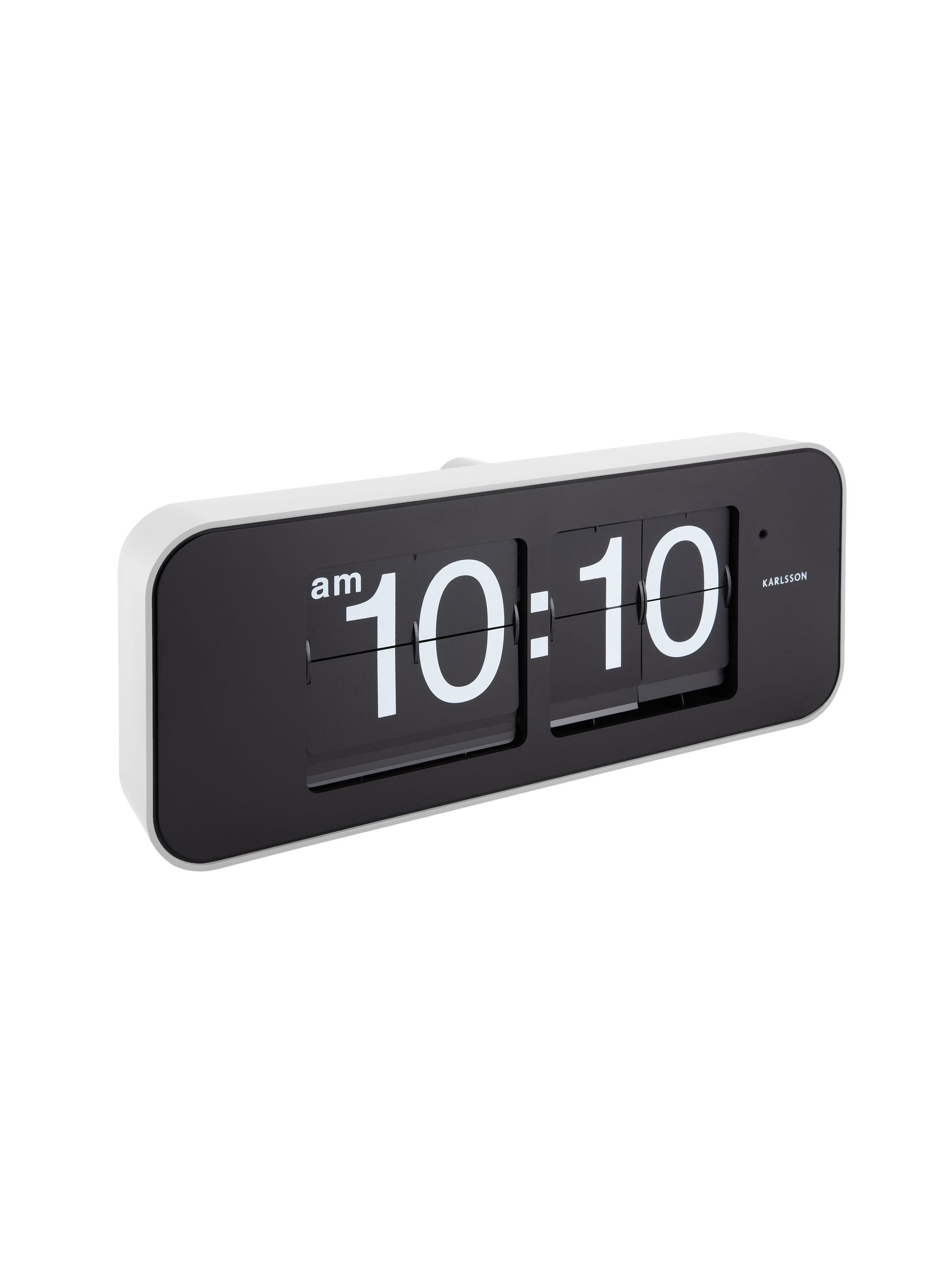 Karlsson White Wide Flip Wall Clock - Image 3 of 4