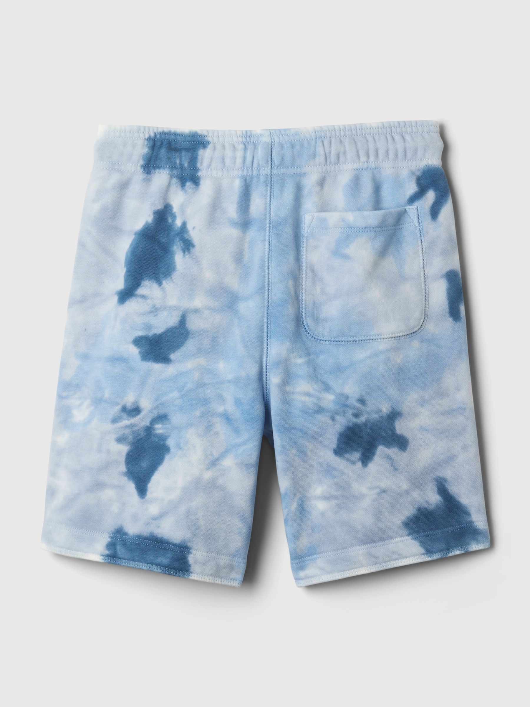 Blue Vintage Soft Tie-Dye Pull On Shorts (4-13yrs) - Image 2 of 3