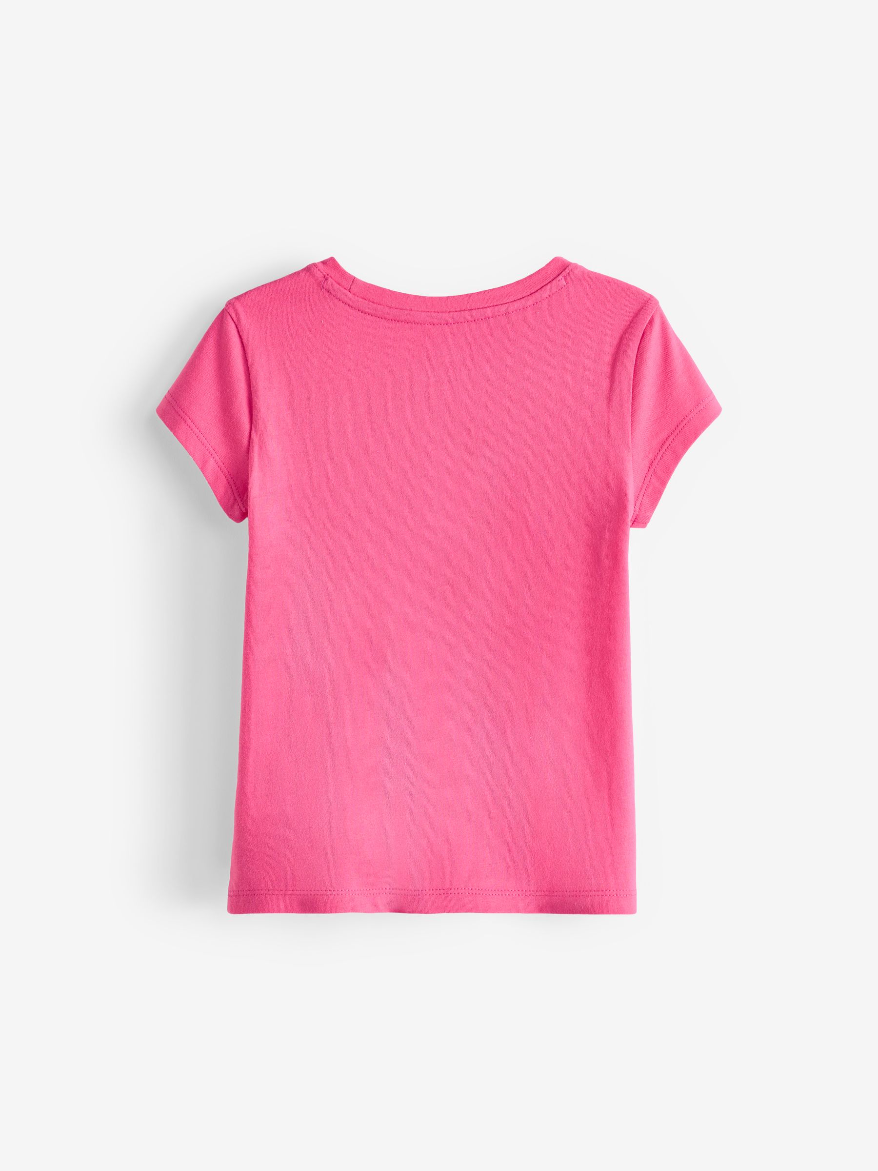 Pink Logo Graphic Short Sleeve Crew Neck T-Shirt (4-13yrs) - Image 2 of 3