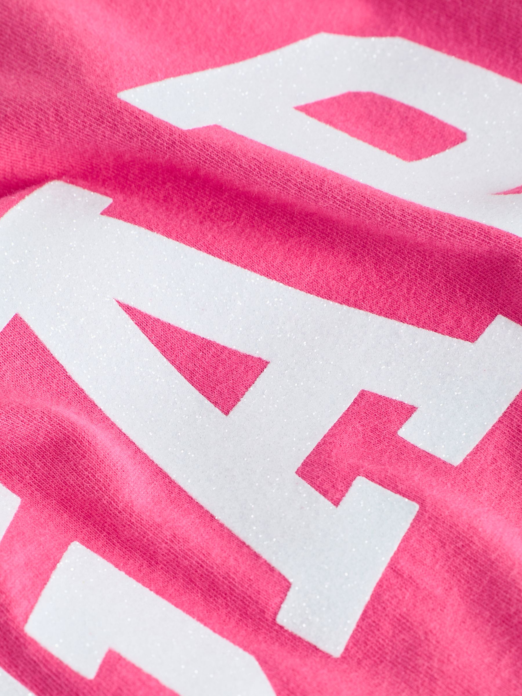Pink Logo Graphic Short Sleeve Crew Neck T-Shirt (4-13yrs) - Image 3 of 3