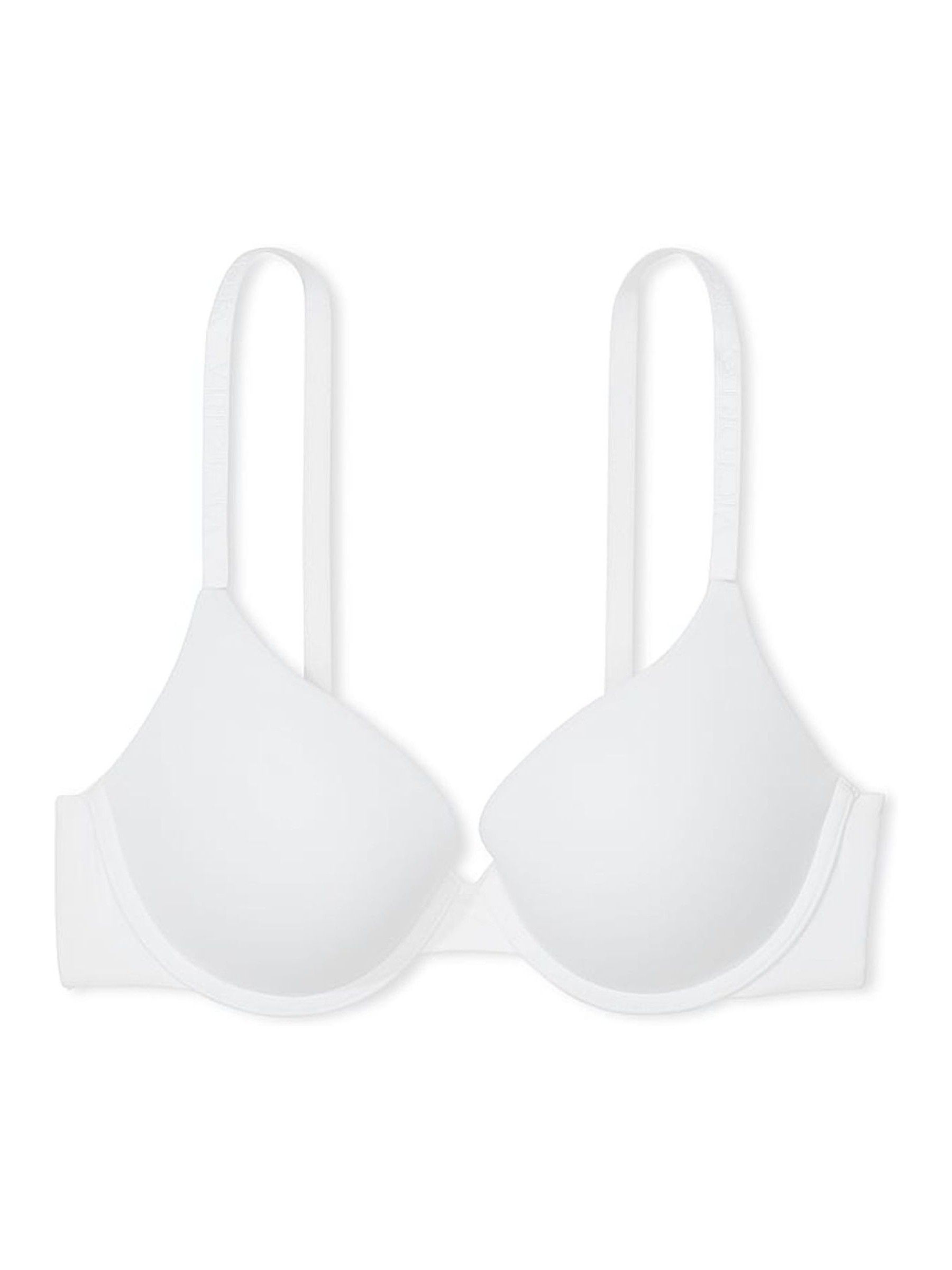 White Logo Strap Full Cup Push Up Bra - Image 3 of 3