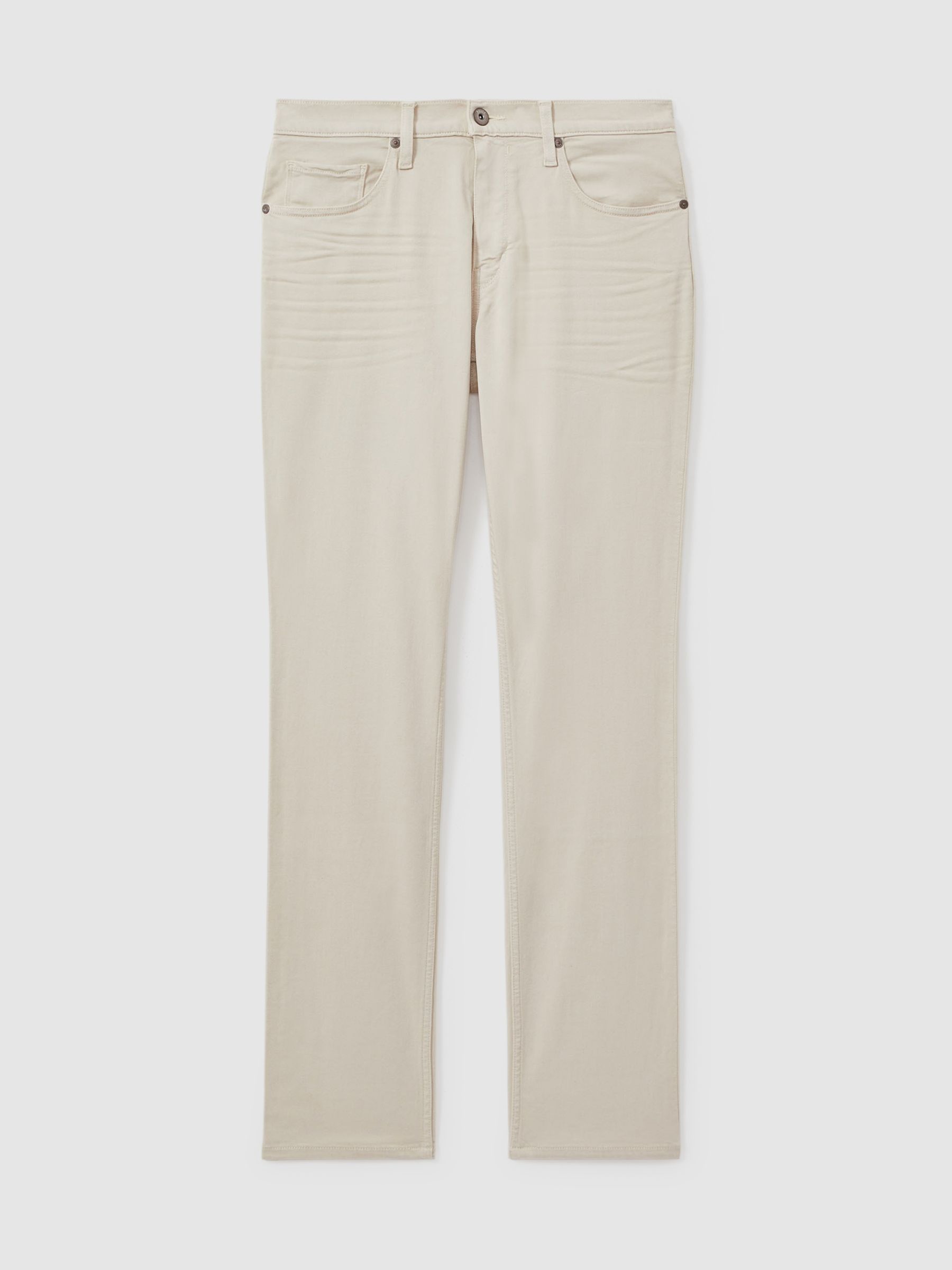 Paige Straight Leg Jeans in Ceramic - Image 1 of 5