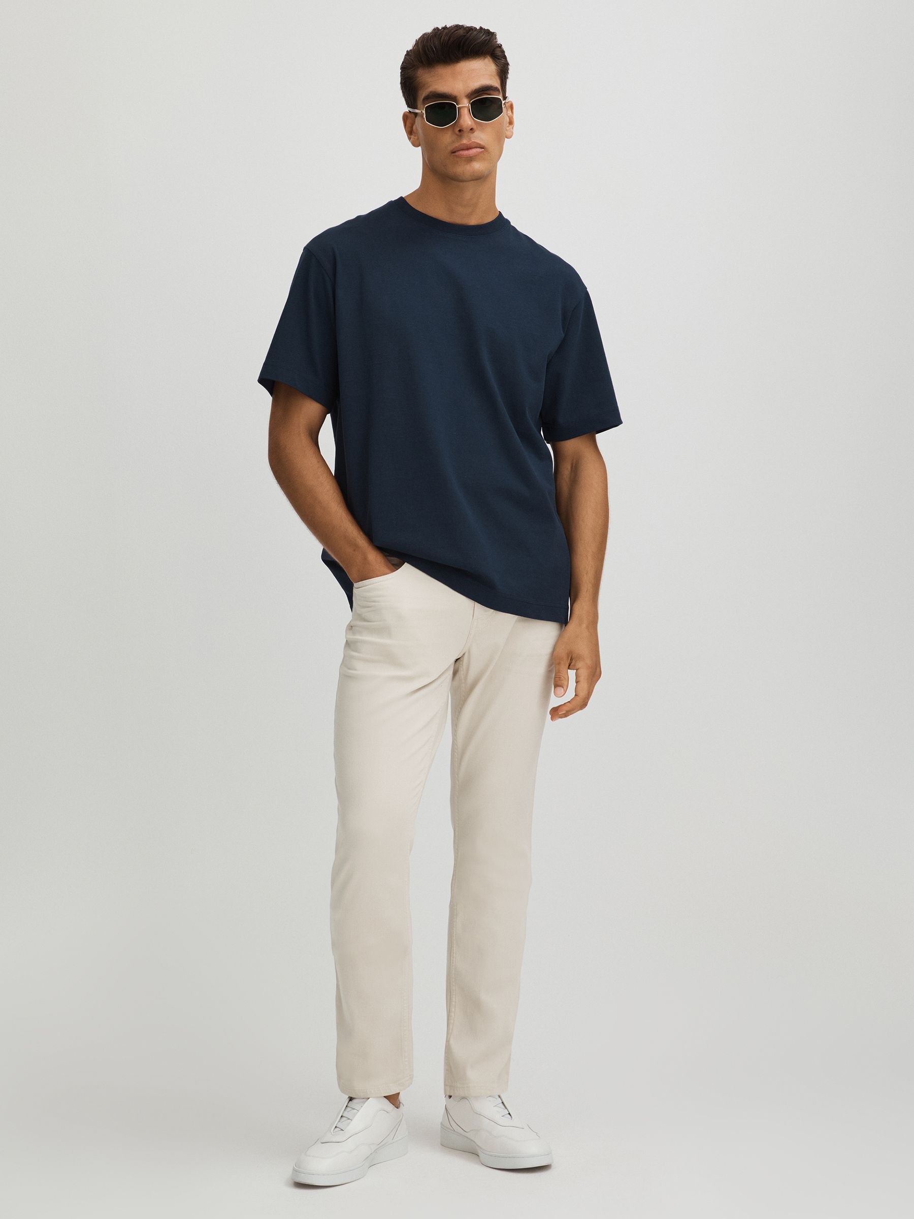 Straight Leg Jeans in Ceramic - image 3
