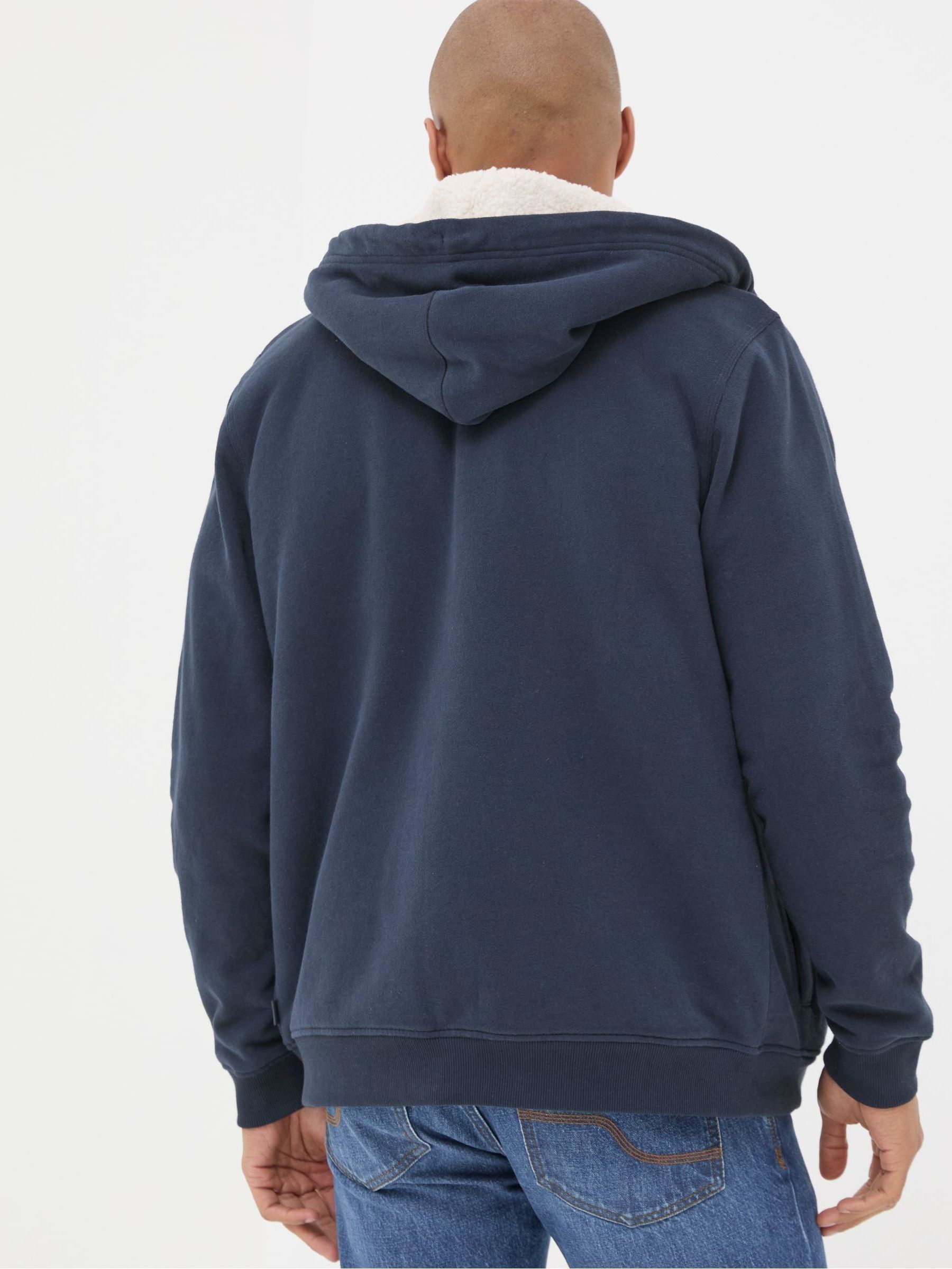 Brooke Navy Fleece Hoodie - Image 2 of 4