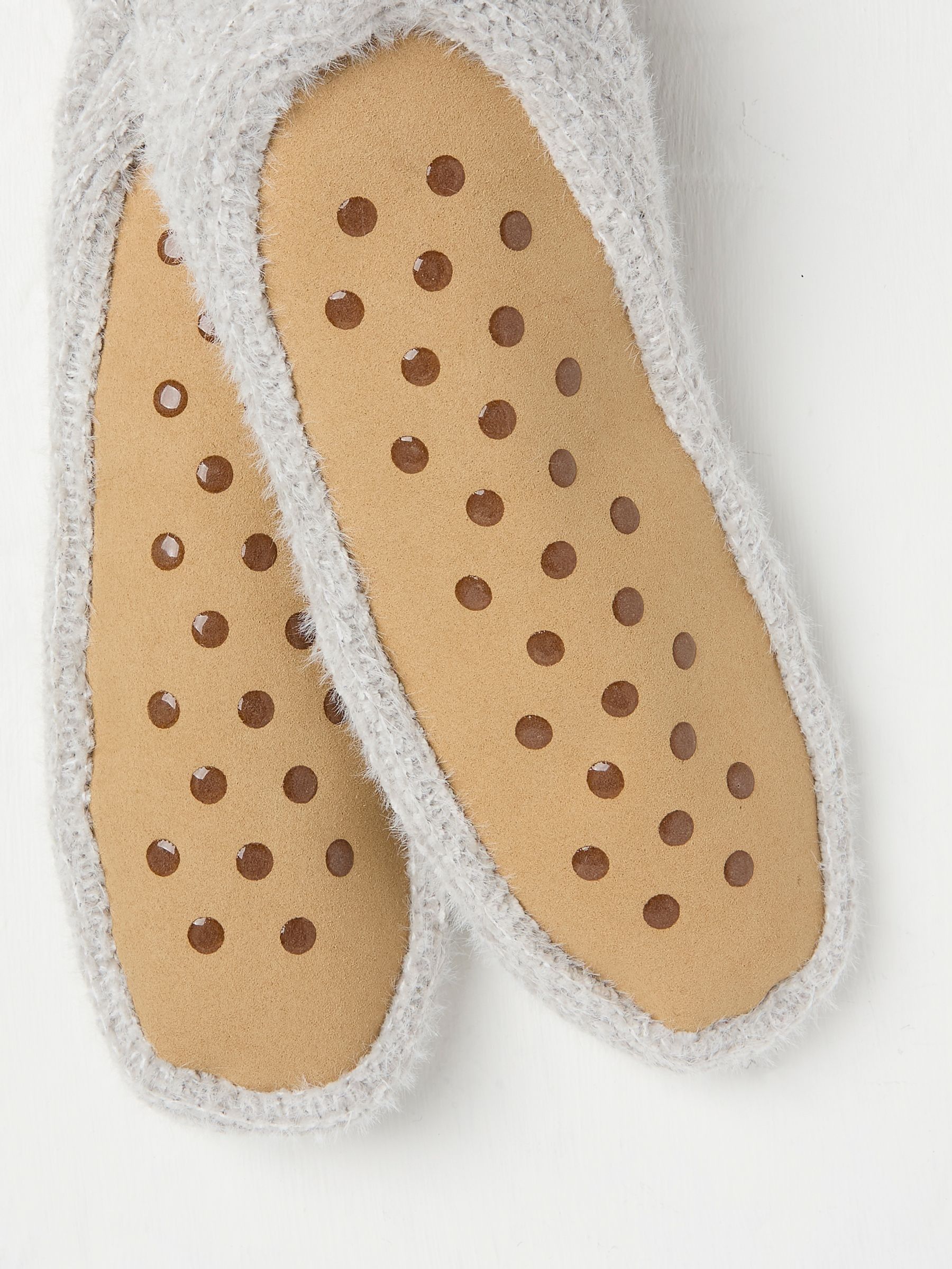 Grey W Turnover Bedsocks - Image 3 of 3