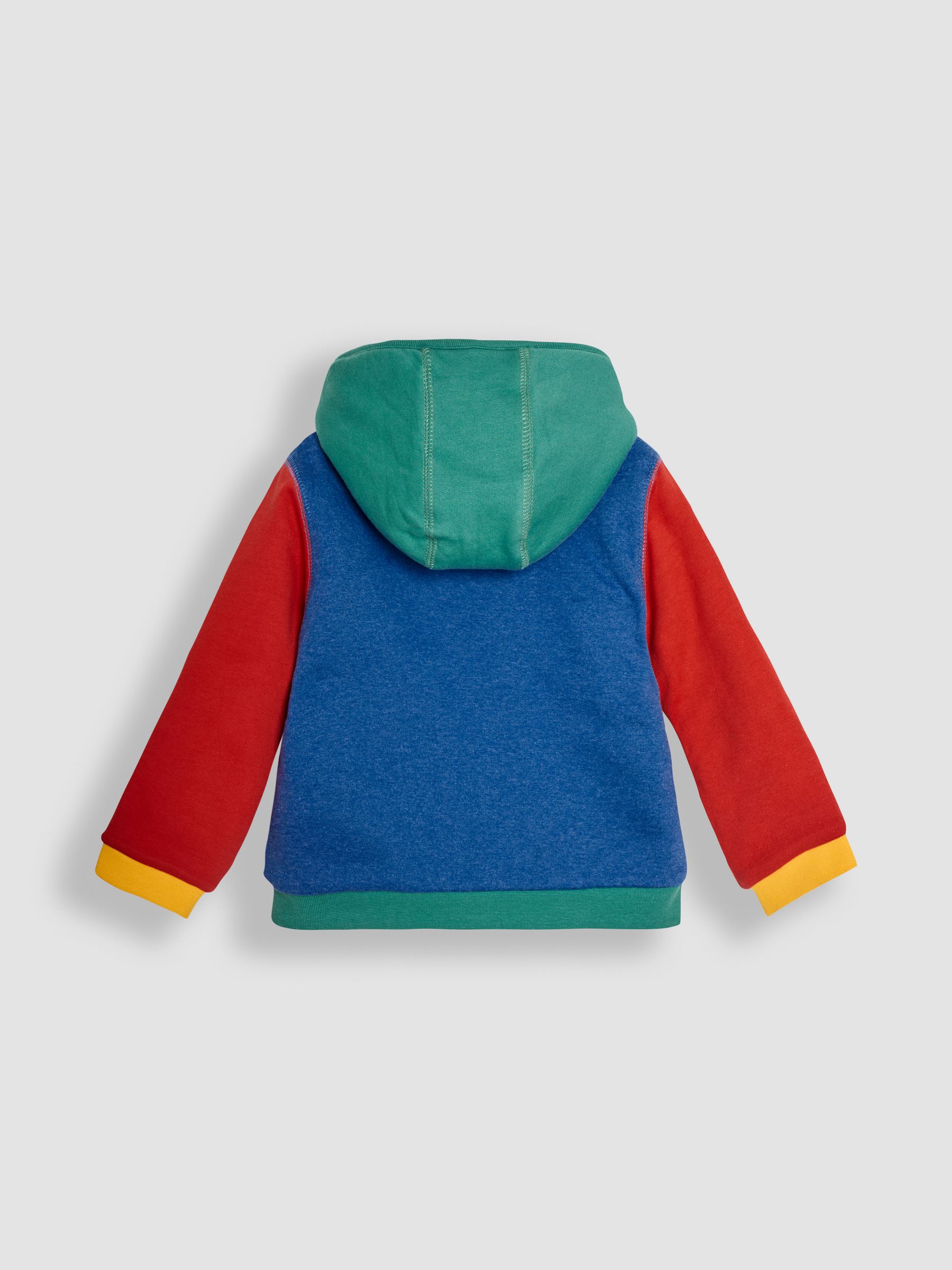 Cobalt Construction Pockets Applique Cosy Hoodie - Image 2 of 3