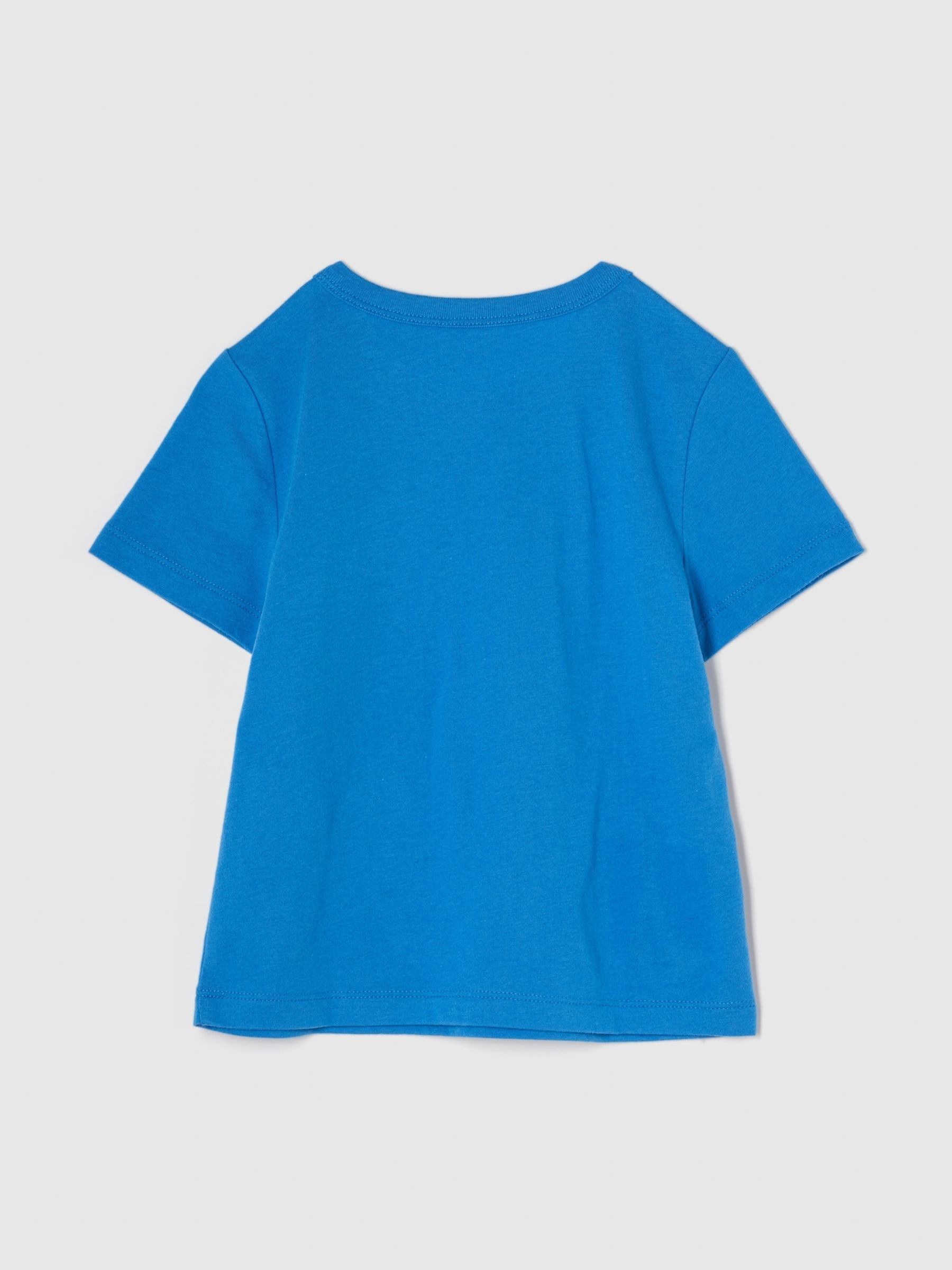 Blue Shark Graphic Short Sleeve Crew Neck Baby T-Shirt (Newborn-5yrs) - Image 2 of 2