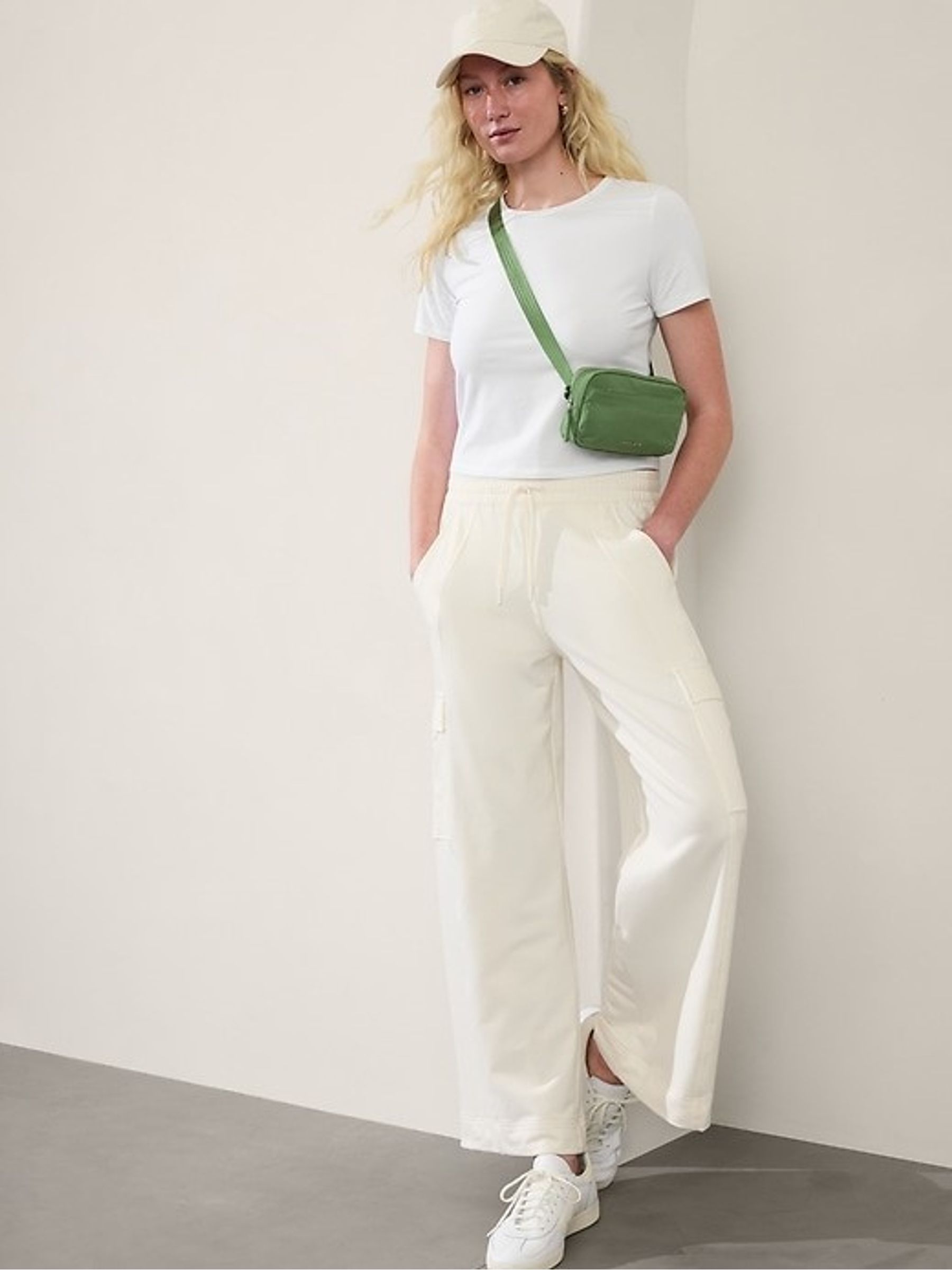 Athleta White Essential T-Shirt - Image 1 of 2