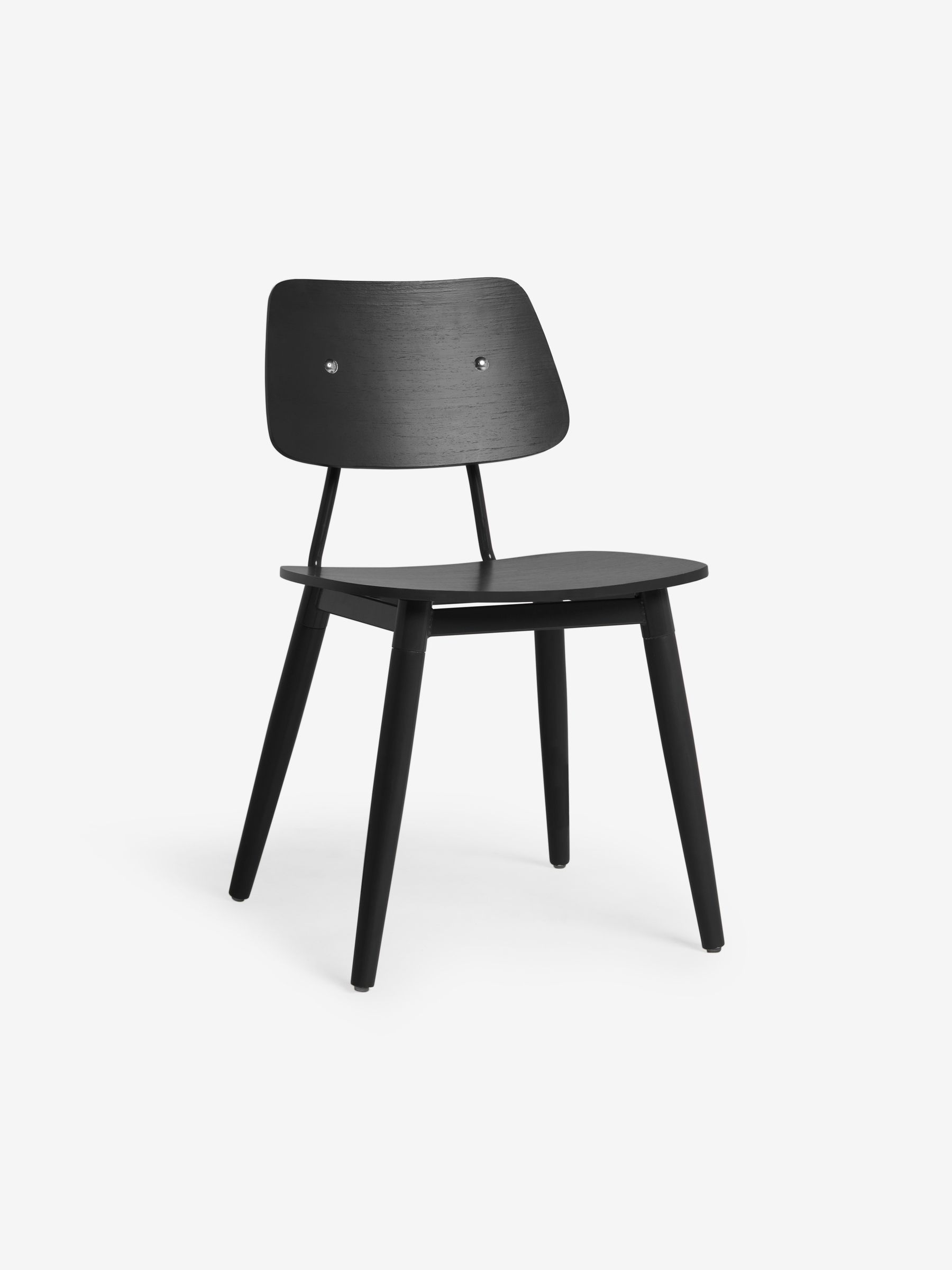 Set of 2 Airi Dining Chairs in Black - Image 4 of 5