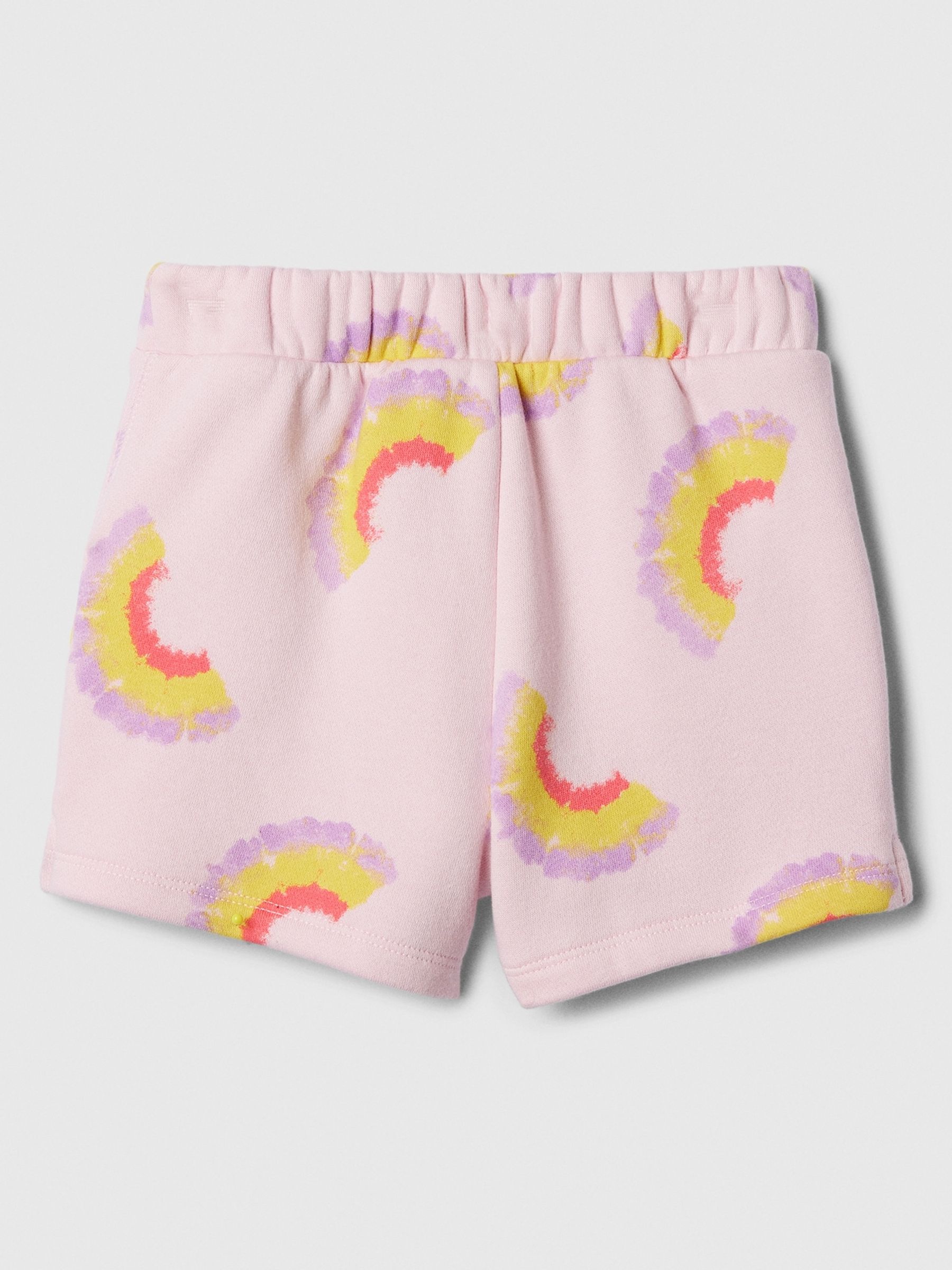 Pink Rainbow Logo Graphic Pull On Baby Shorts (Newborn-5yrs) - Image 2 of 2