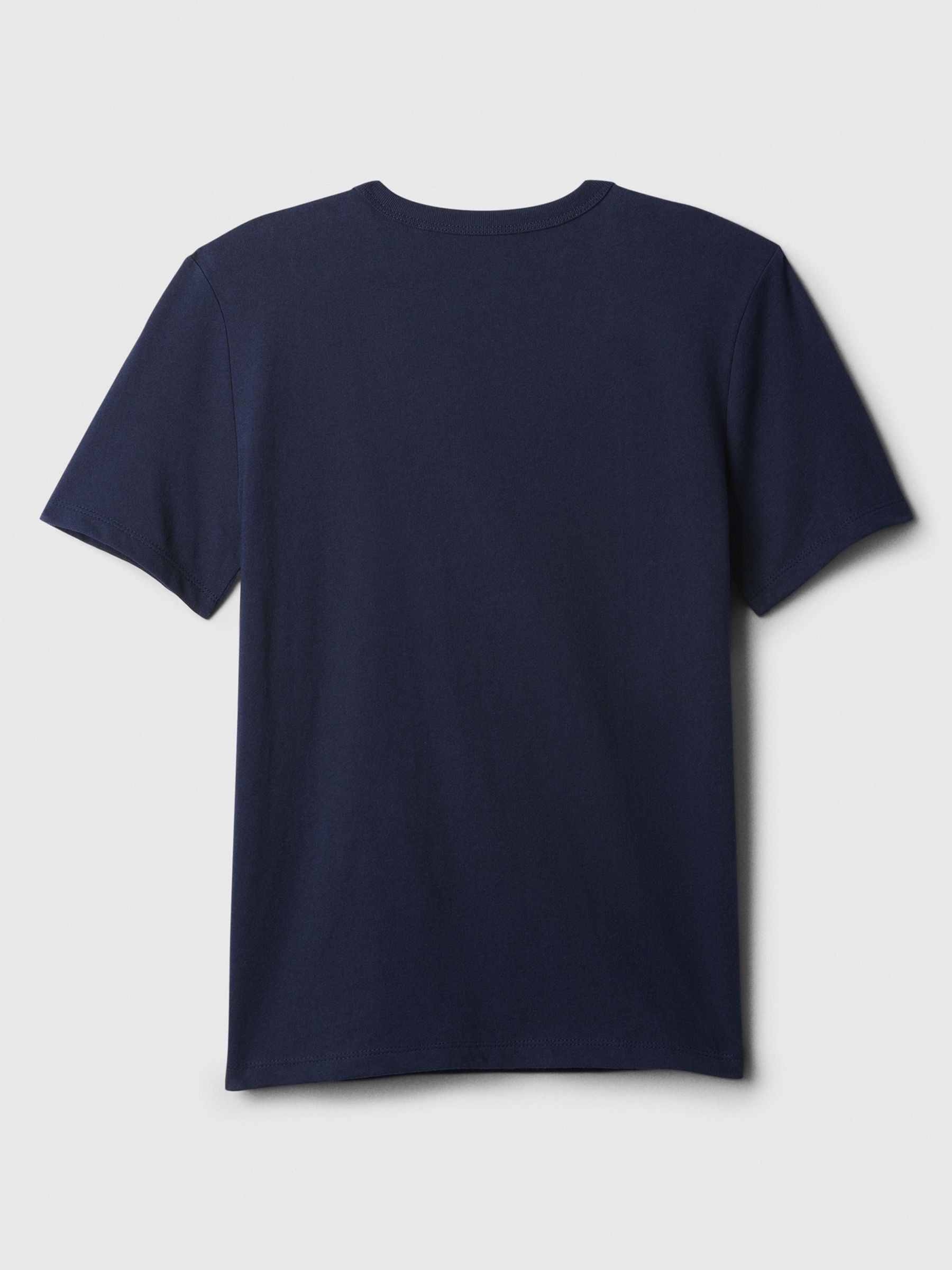 Blue Space Graphic Short Sleeve Crew Neck T-Shirt - Image 2 of 2