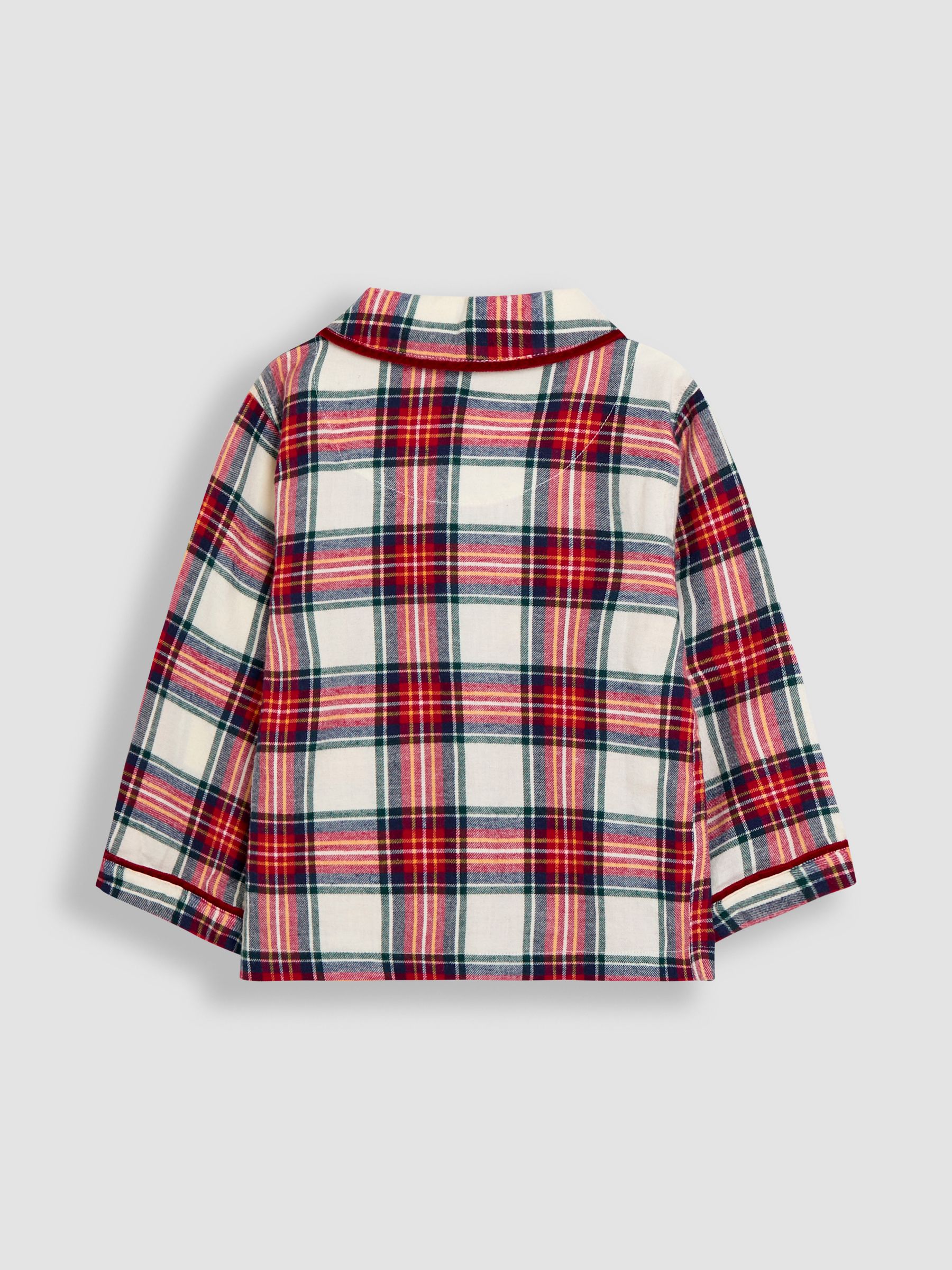 Cream Check Woven Pyjamas - Image 3 of 5