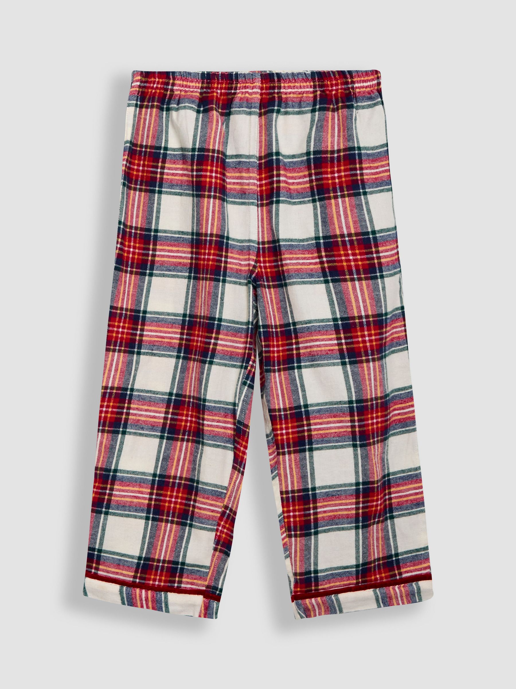 Cream Check Woven Pyjamas - Image 4 of 5