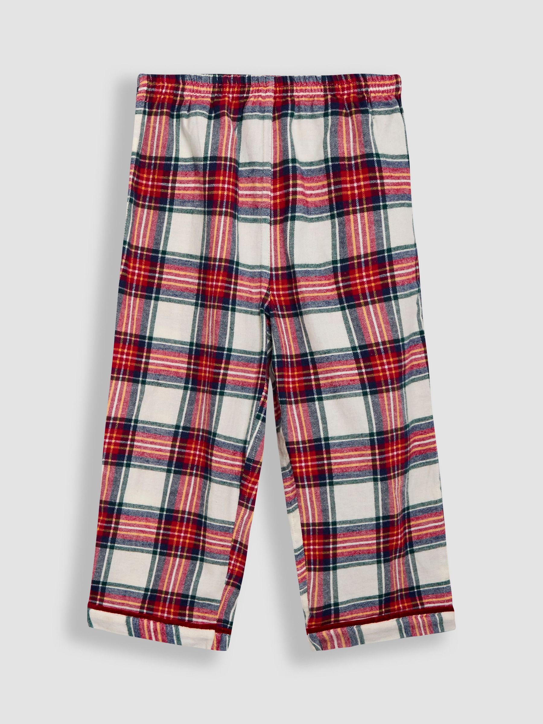 Cream Check Woven Pyjamas - Image 5 of 5