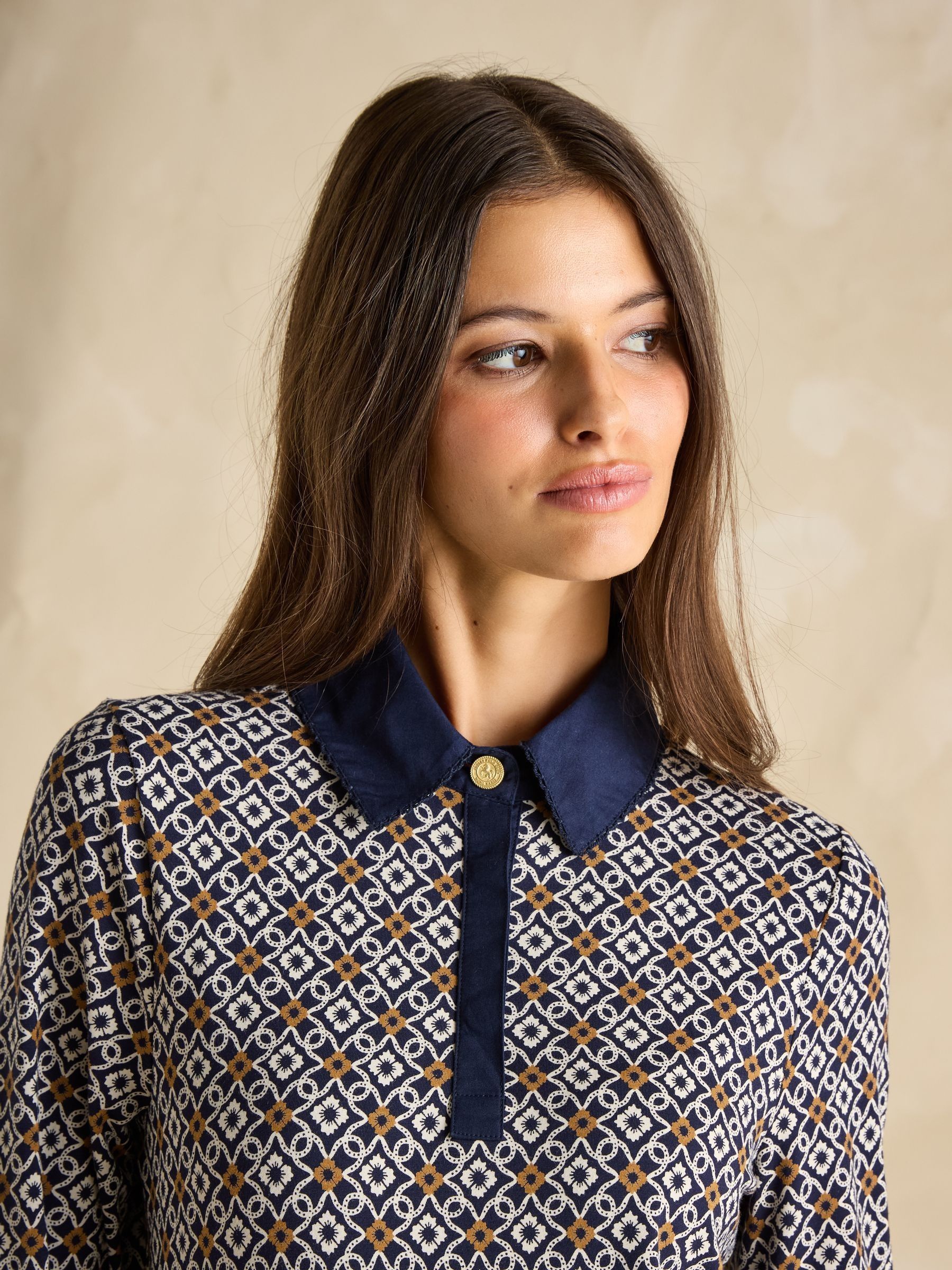 Cordelia Blue Long Sleeve Top - Image 4 of 6