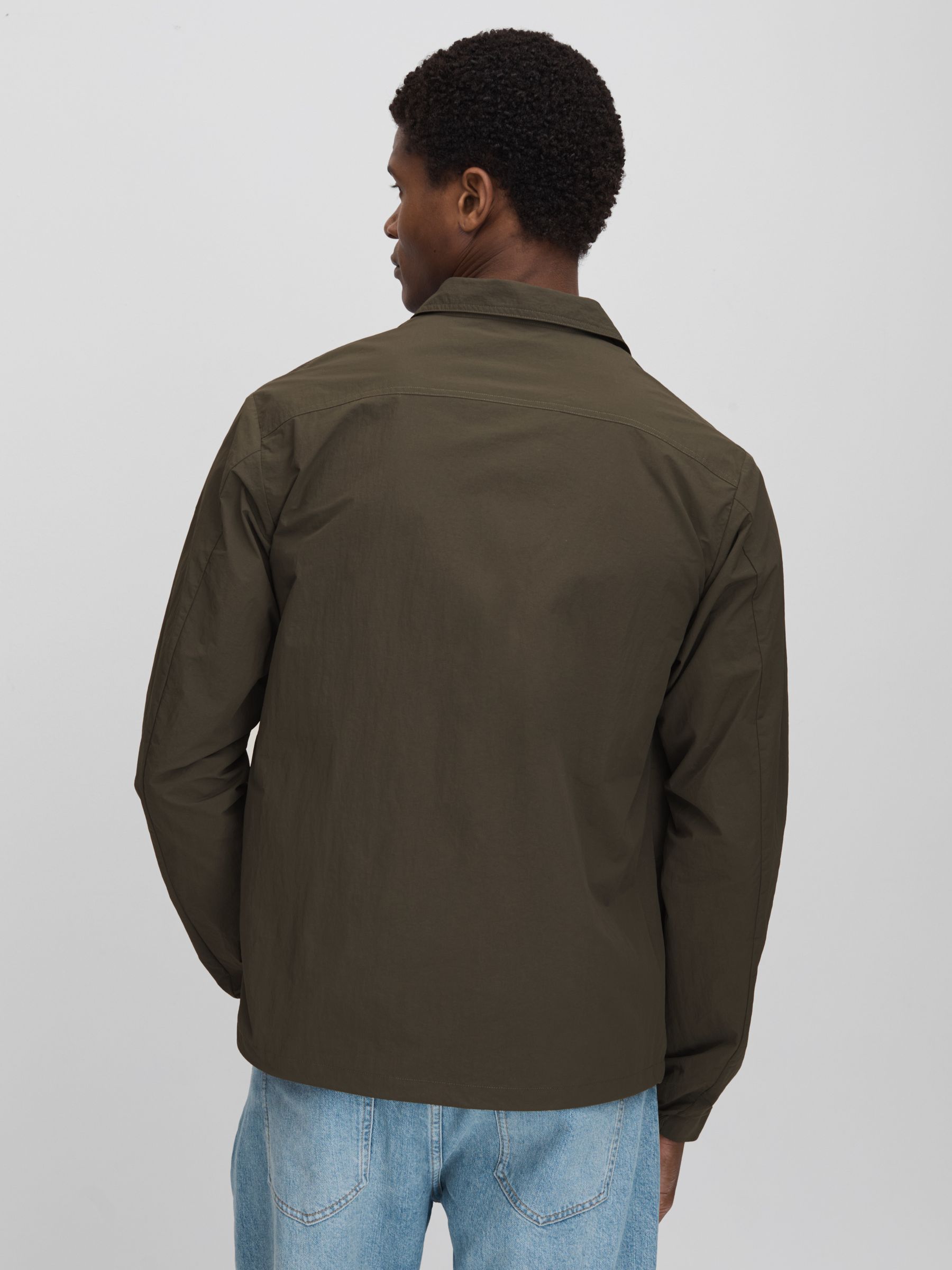 Scandinavian Edition Lightweight Jacket in Dark Olive - Image 4 of 5