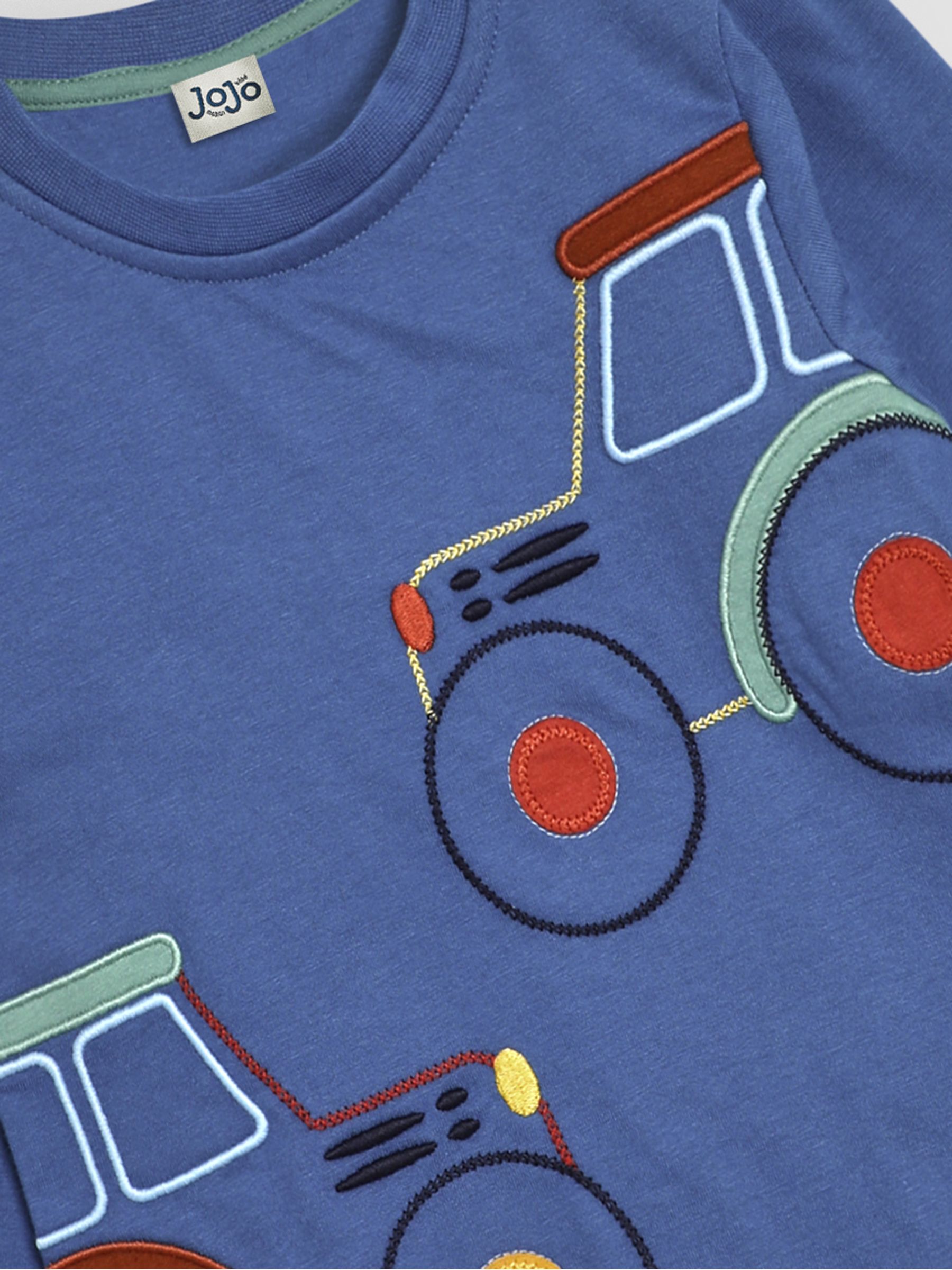 Denim Tractor Appliqué Top - Image 3 of 3