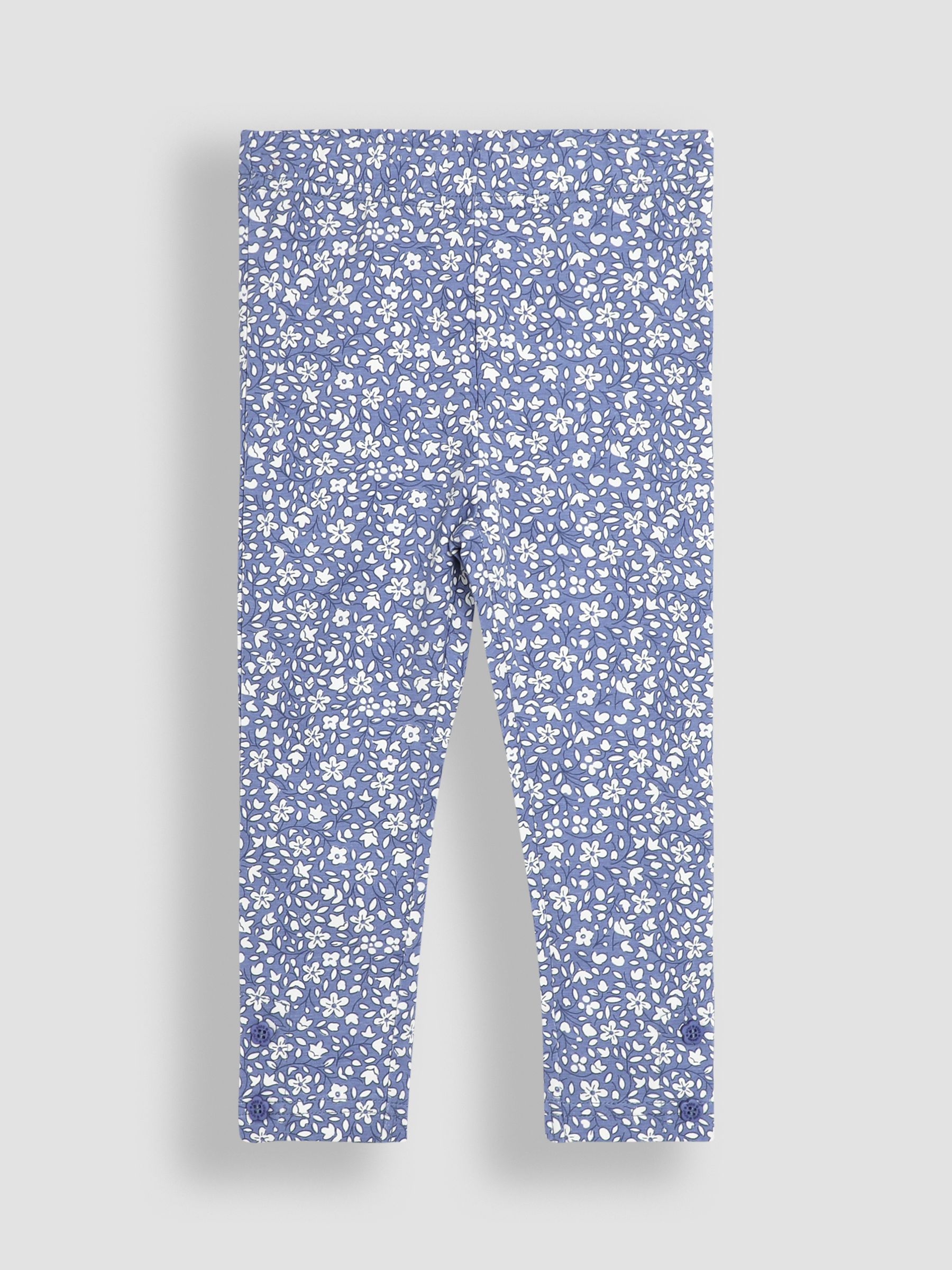 Navy Blue Ditsy Floral 2-Pack Autumn Ditsy Floral Leggings - Image 2 of 7