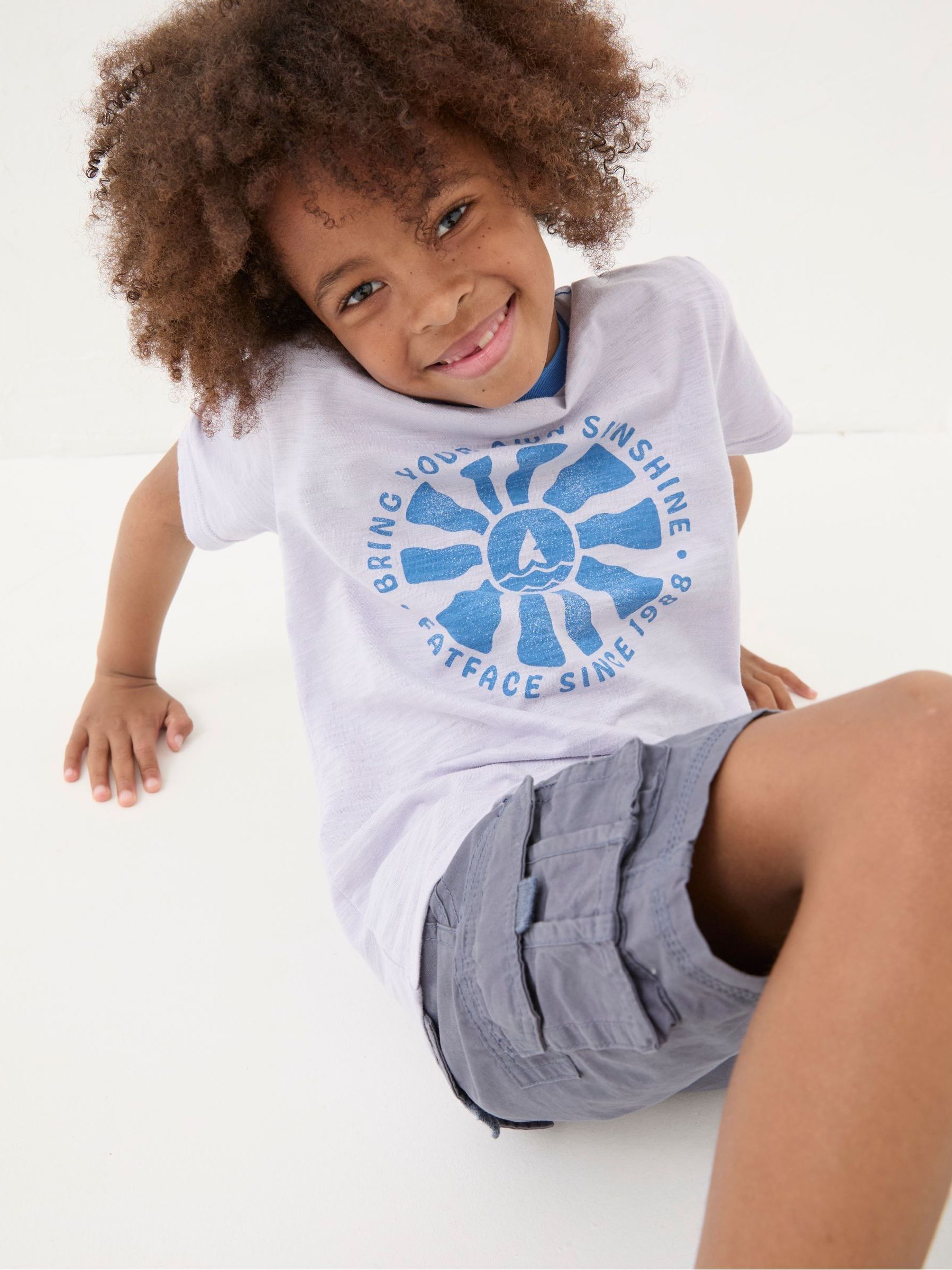 Purple Sunshine Graphic T-Shirt - Image 3 of 5