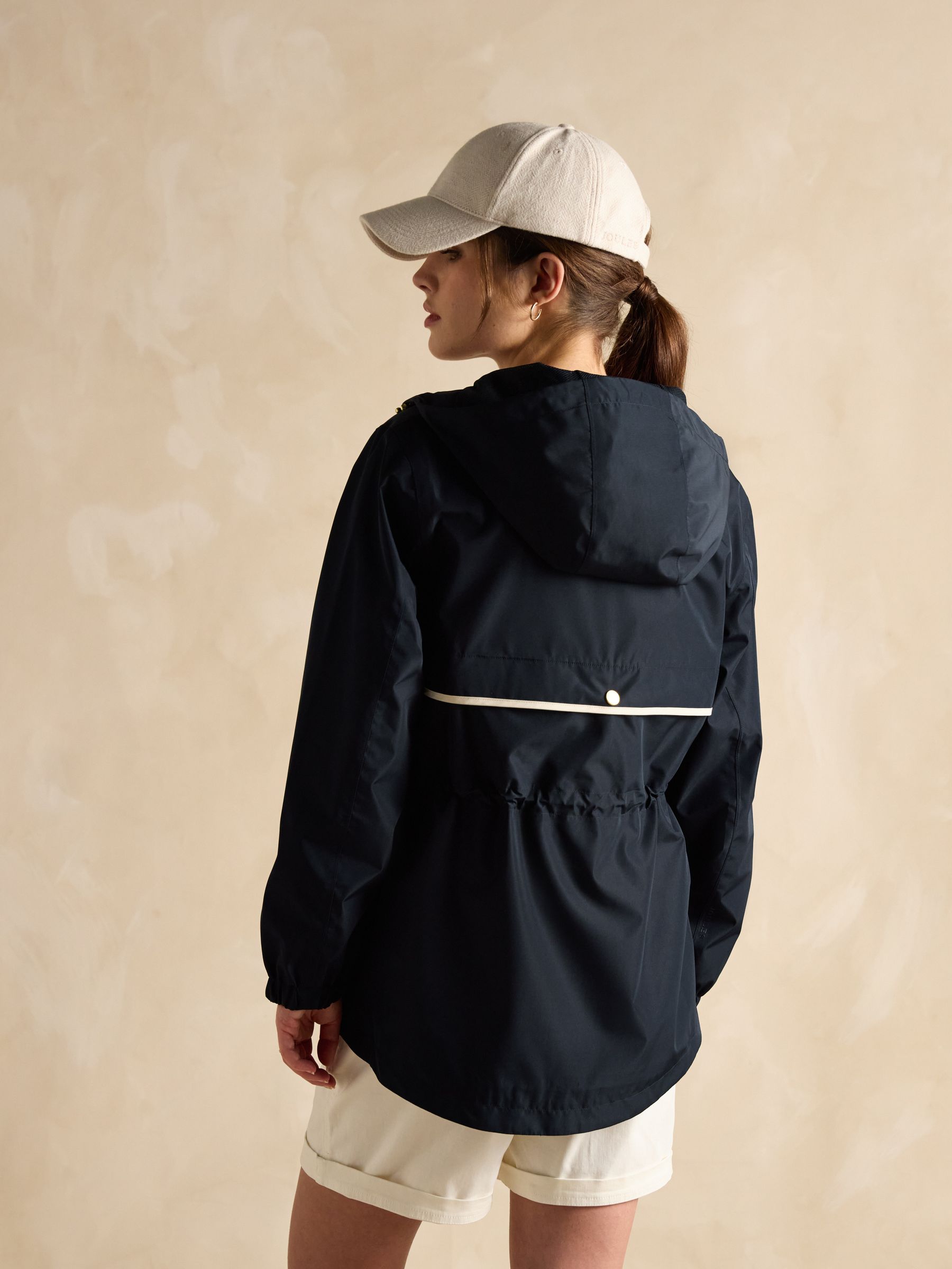 Holt Navy Packable Waterproof Raincoat with Hood - Image 2 of 10