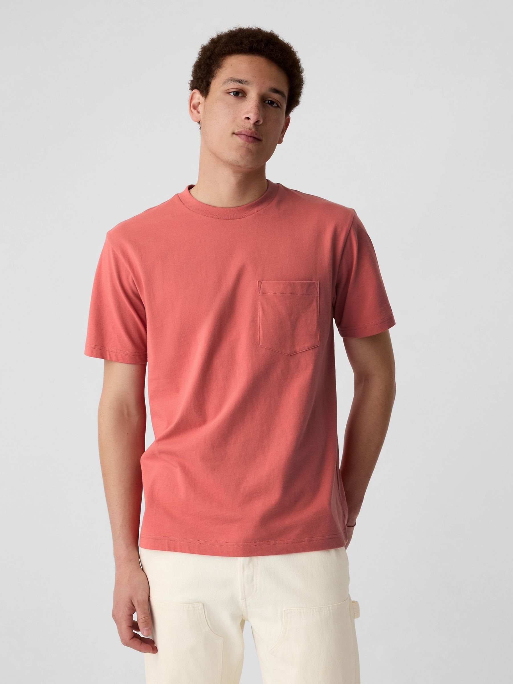 Orange Original Pocket Short Sleeve T-Shirt - Image 1 of 4